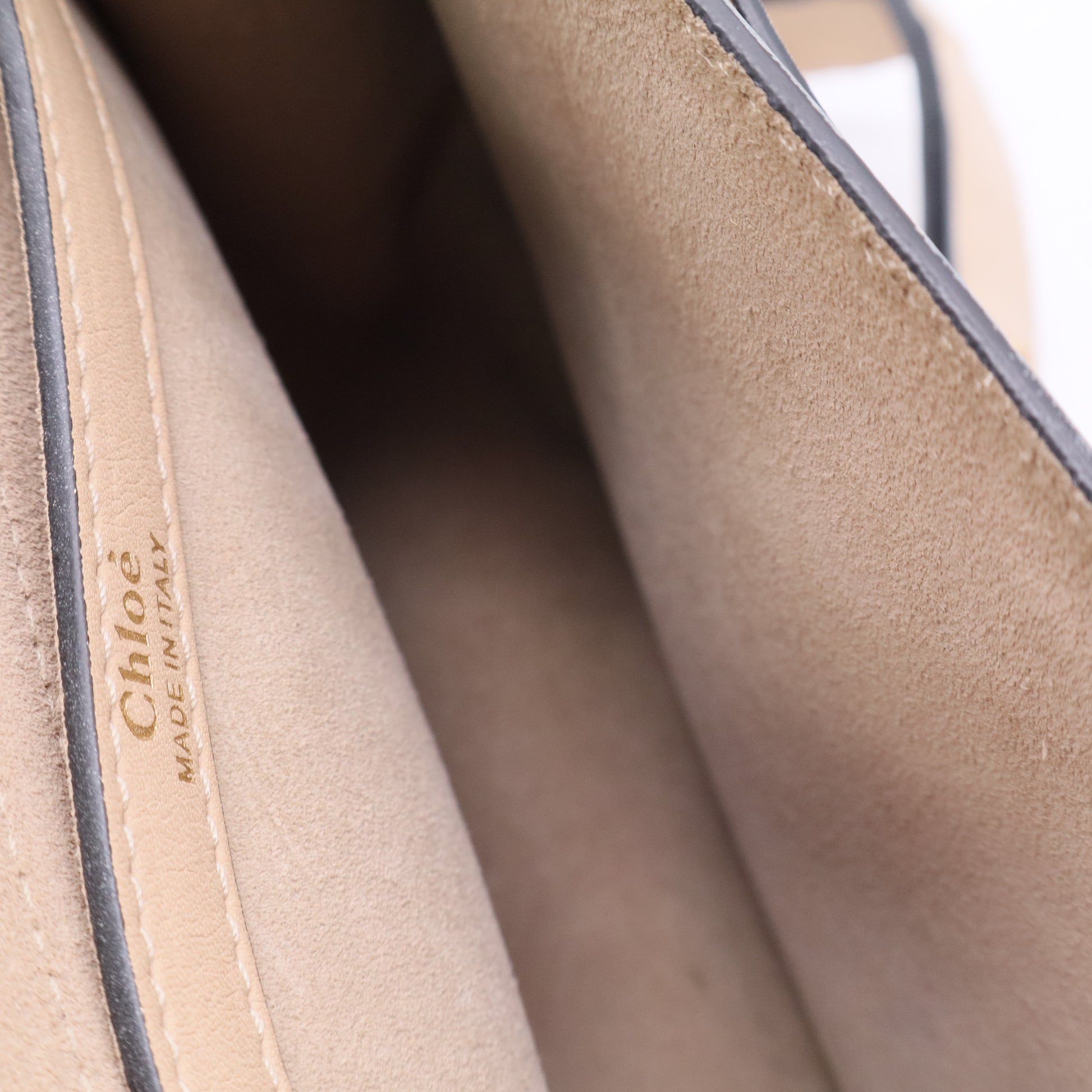 Pearl Beige Braided Leather Medium Hudson Bag B20988