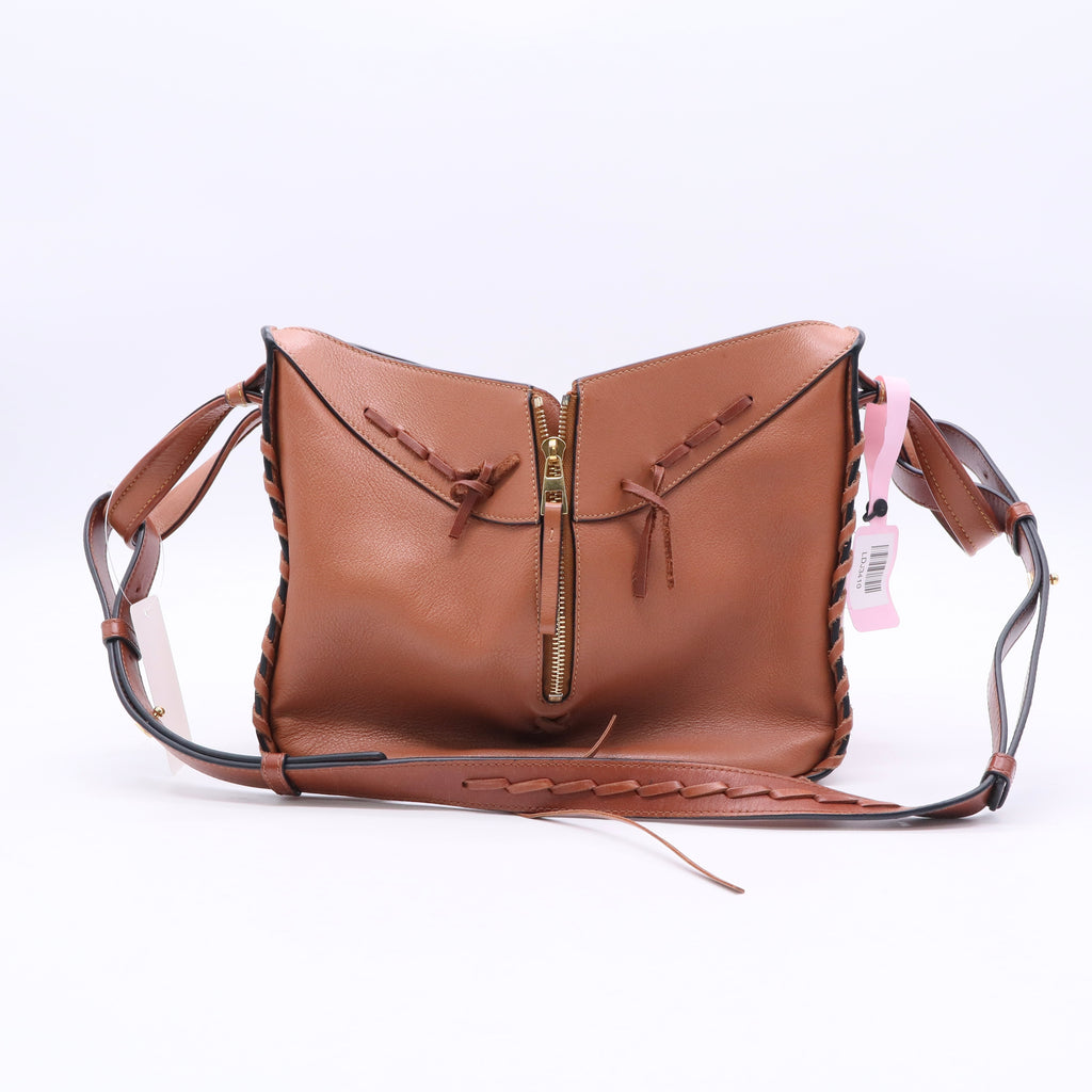 Hammock Bag Whipstitch Leather Small Twins LDJ3410