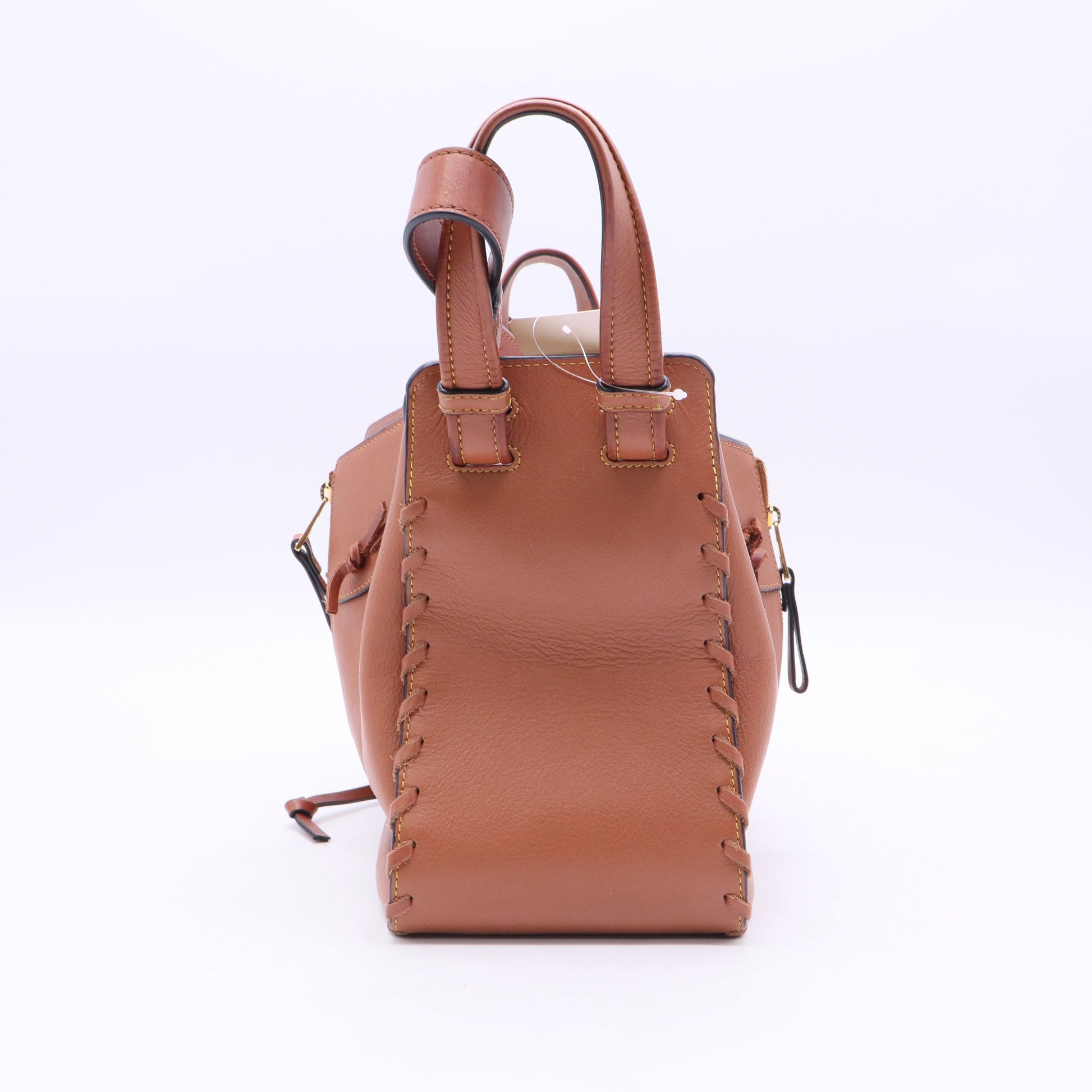 Hammock Bag Whipstitch Leather Small Twins LDJ3410