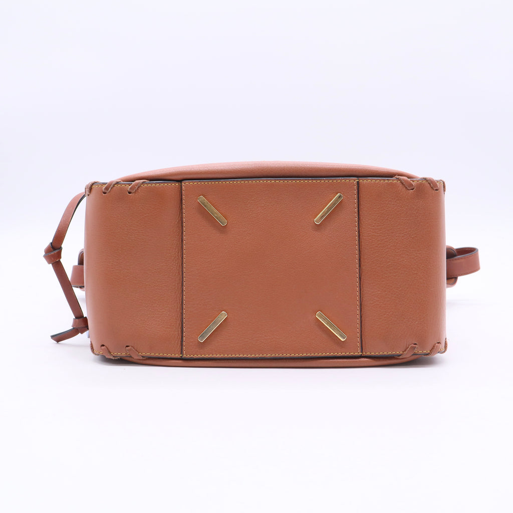 Hammock Bag Whipstitch Leather Small Twins LDJ3410