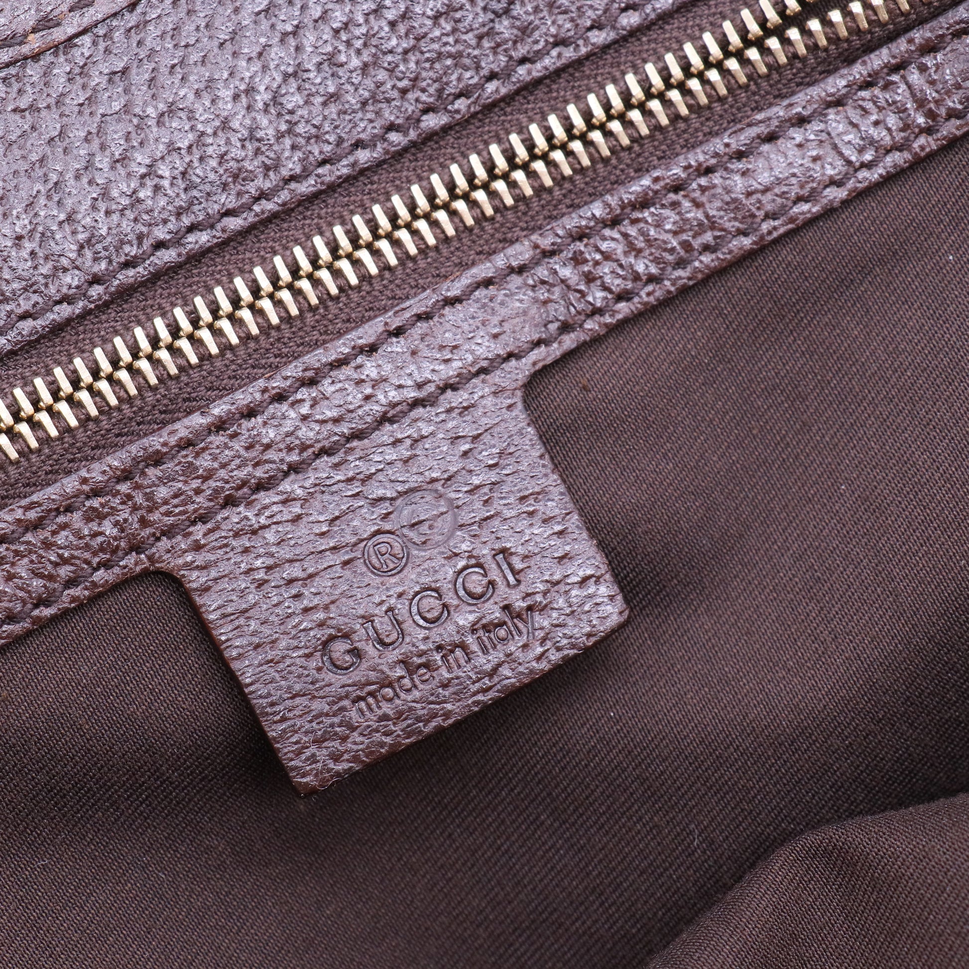 Brown Velour Medium Horsebit Hobo Bag