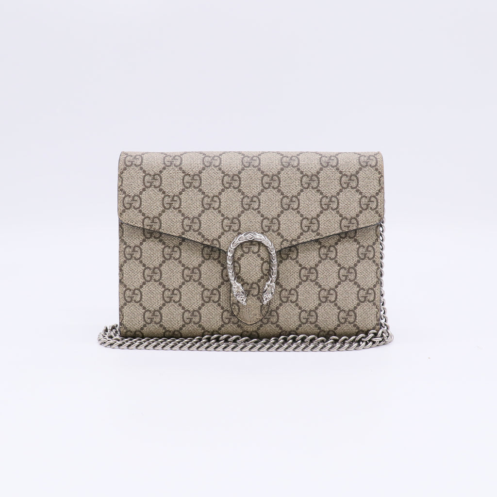 Gucci Dionysus GG Supreme Chain Wallet Gucci Dionysus GG Supreme Chain Wallet W22406