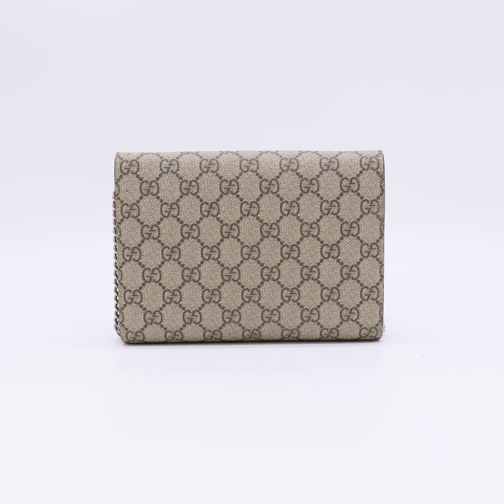Gucci Dionysus GG Supreme Chain Wallet Gucci Dionysus GG Supreme Chain Wallet W22406
