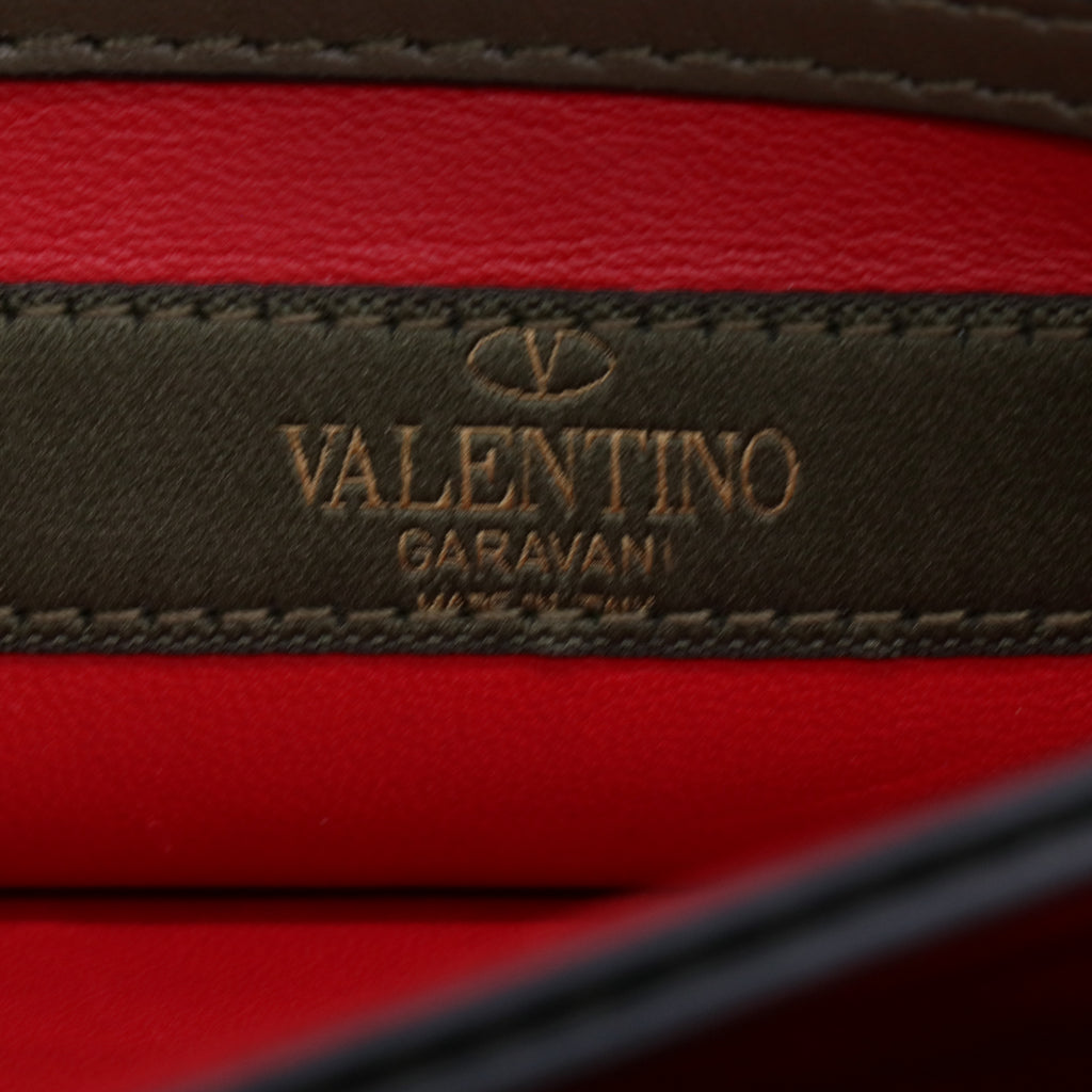 Valentino Garavani Rockstud Camouflage Flap Clutch W21088