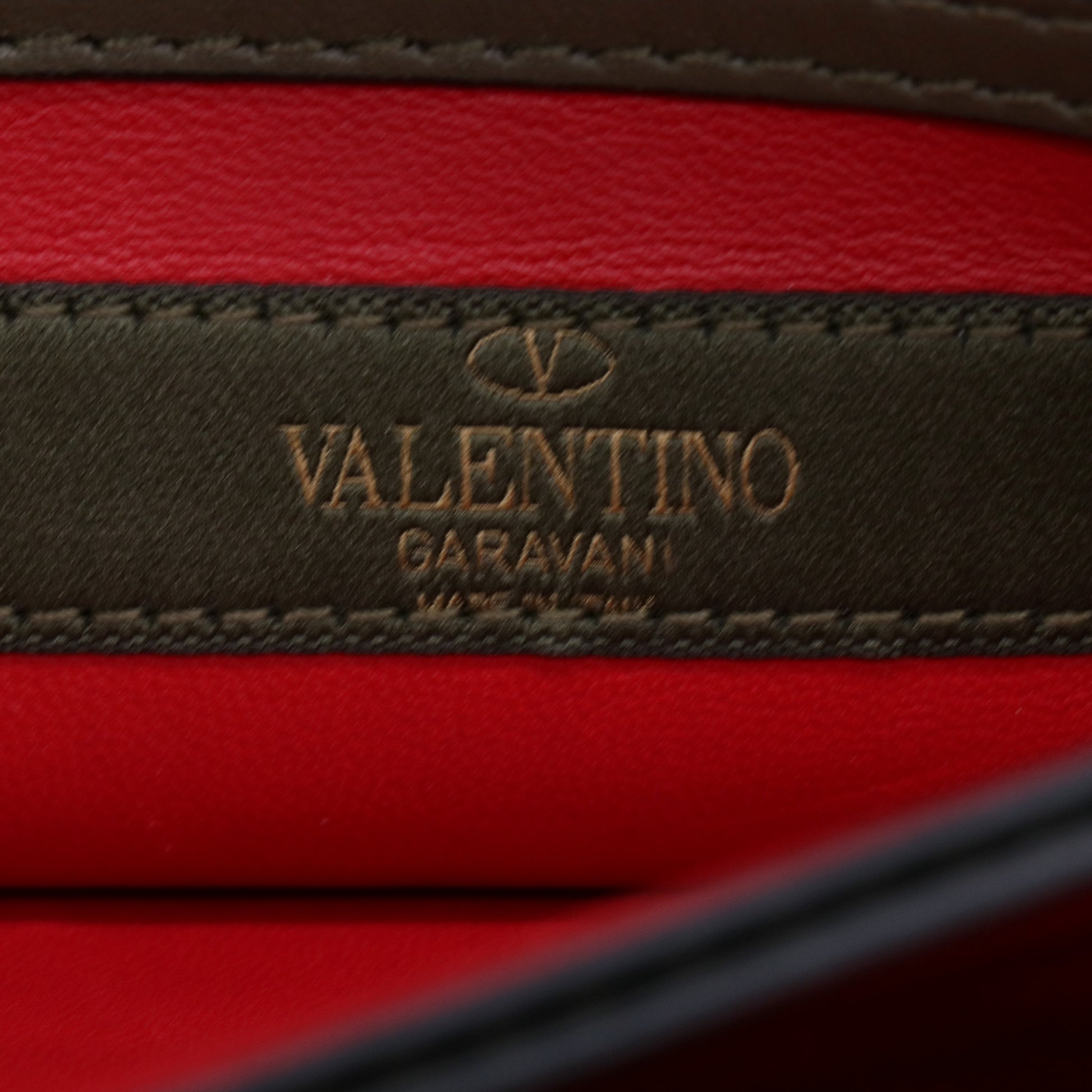 Valentino Garavani Rockstud Camouflage Flap Clutch W21088