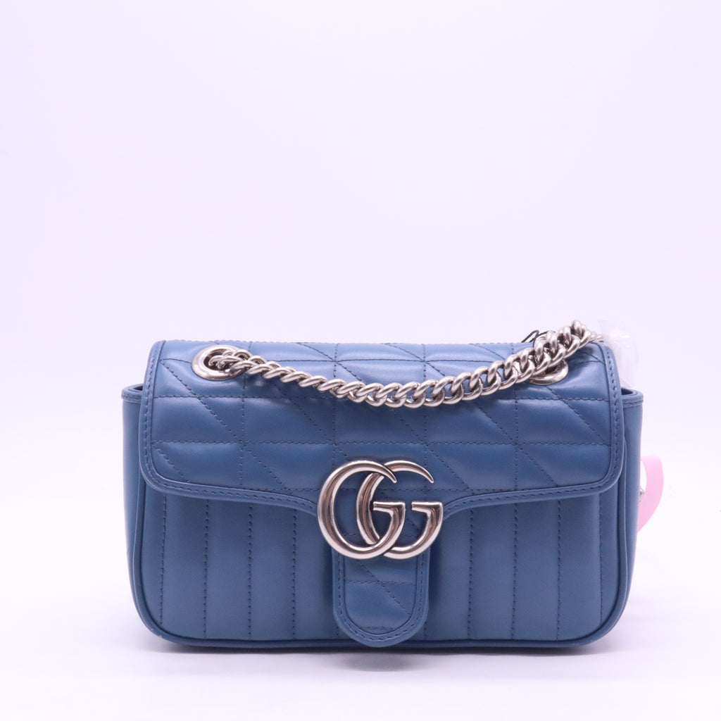 Gucci GG Marmont Flap Bag Mixed Matelasse Leather Twins  LDJ3967