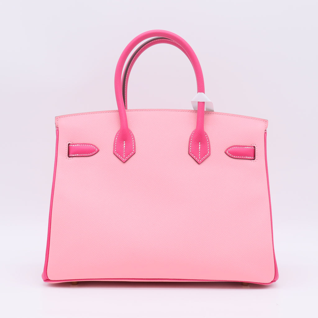 Birkin Handbag Bicolor Epsom with Gold Hardware 30 B23783