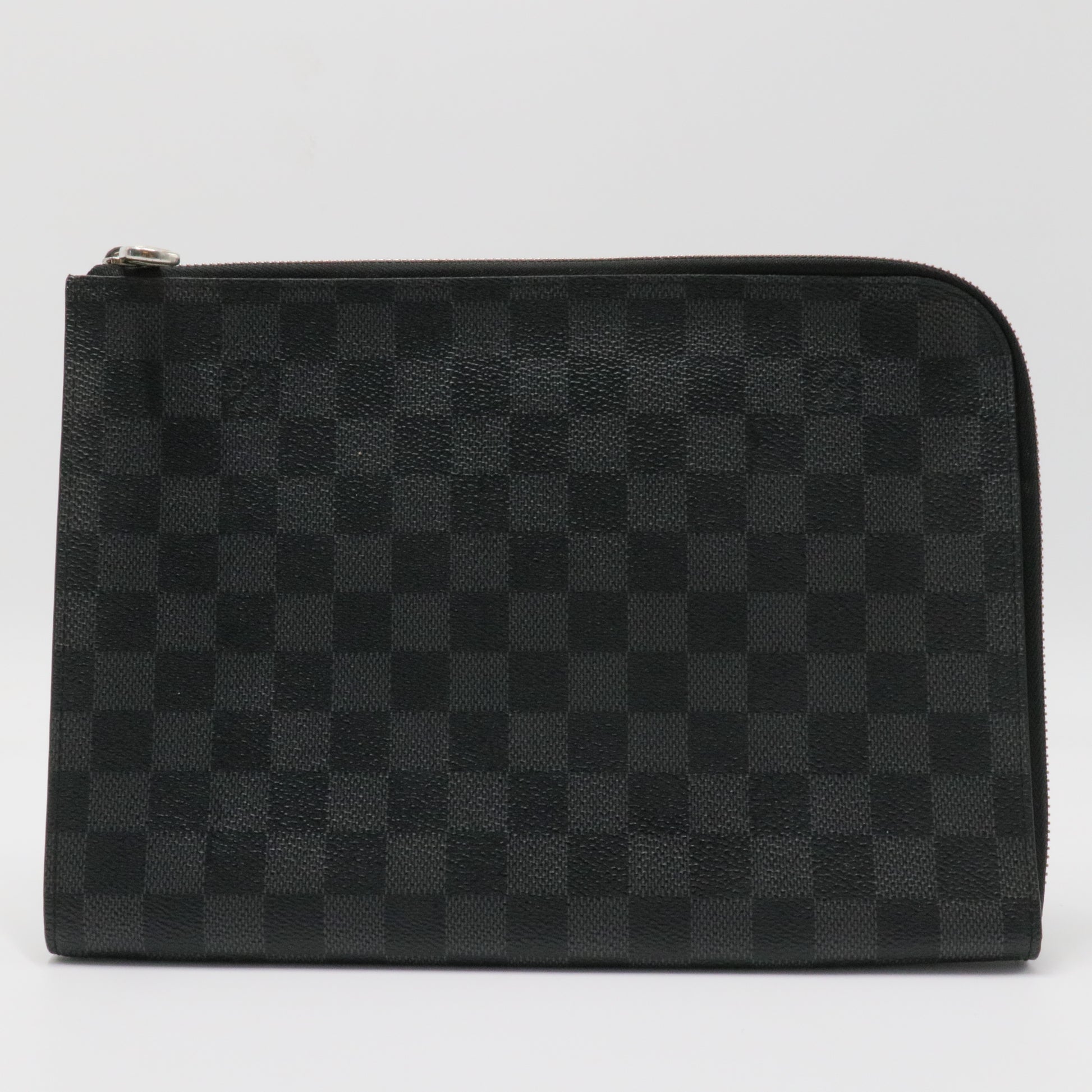 Zip Around Pochette Jour Damier Graphite PM
