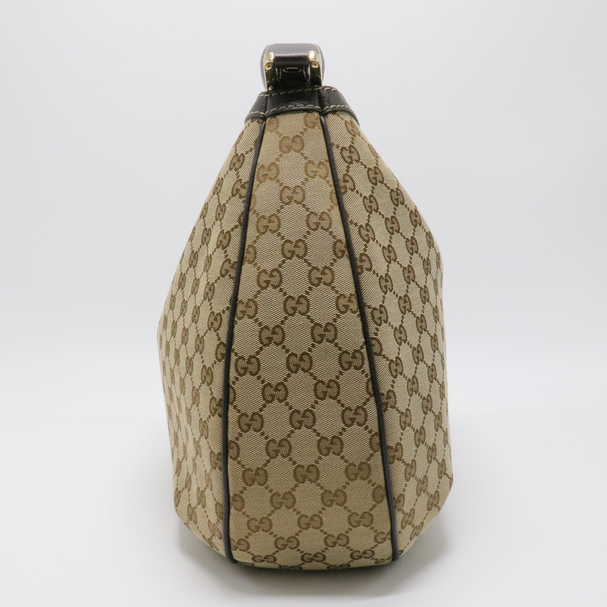 Monogram New Ladies Web Large Hobo Brown