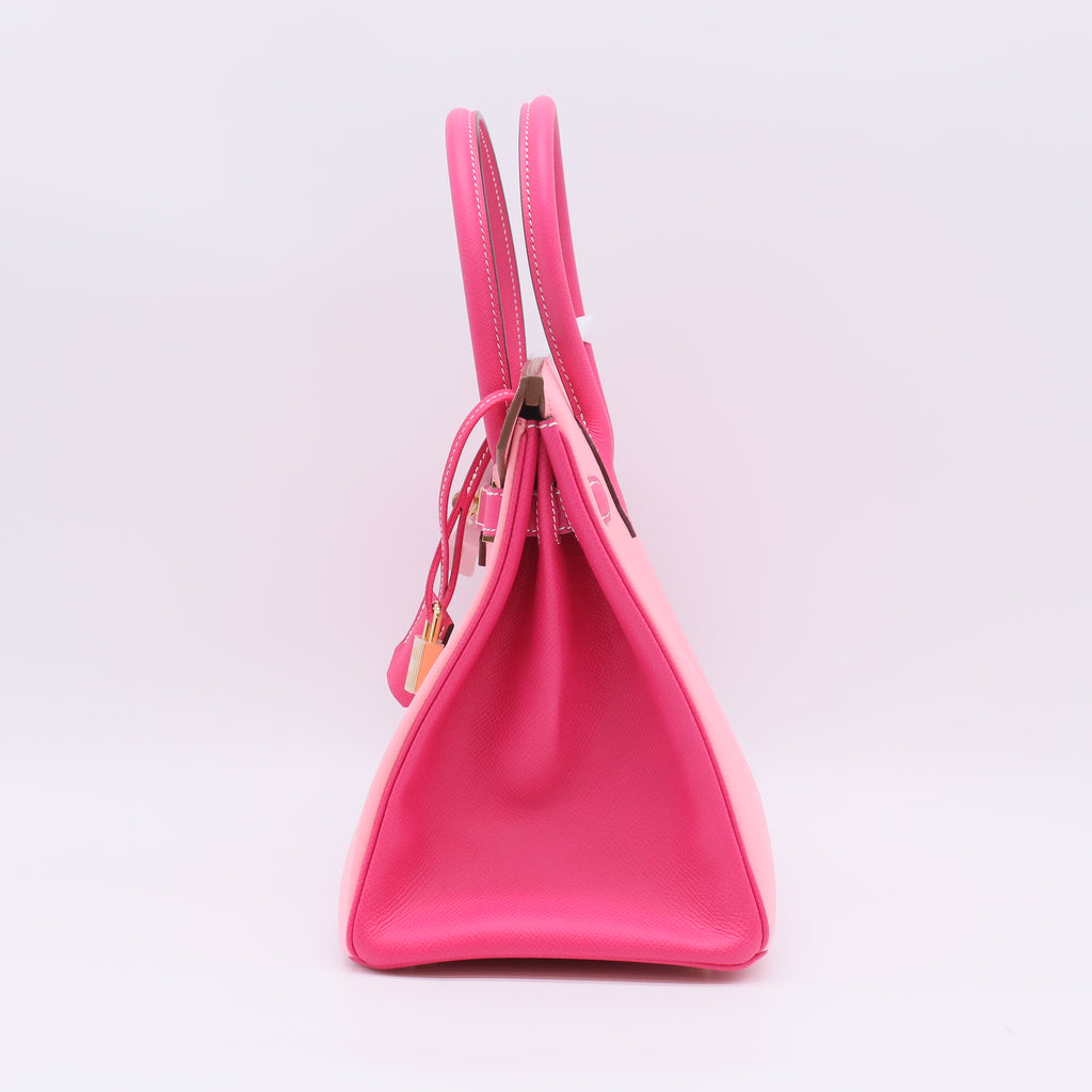 Birkin Handbag Bicolor Epsom with Gold Hardware 30 B23783
