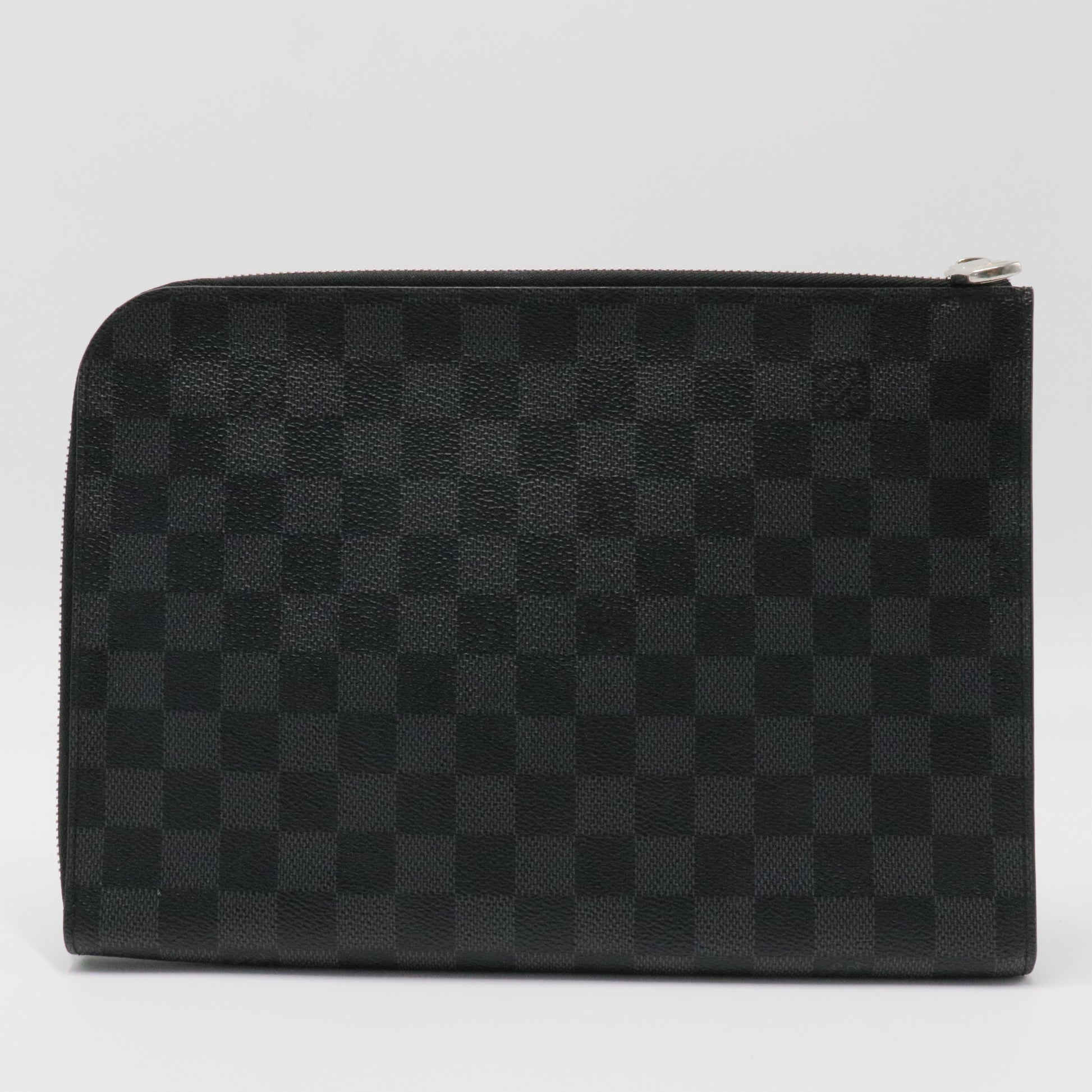 Zip Around Pochette Jour Damier Graphite PM