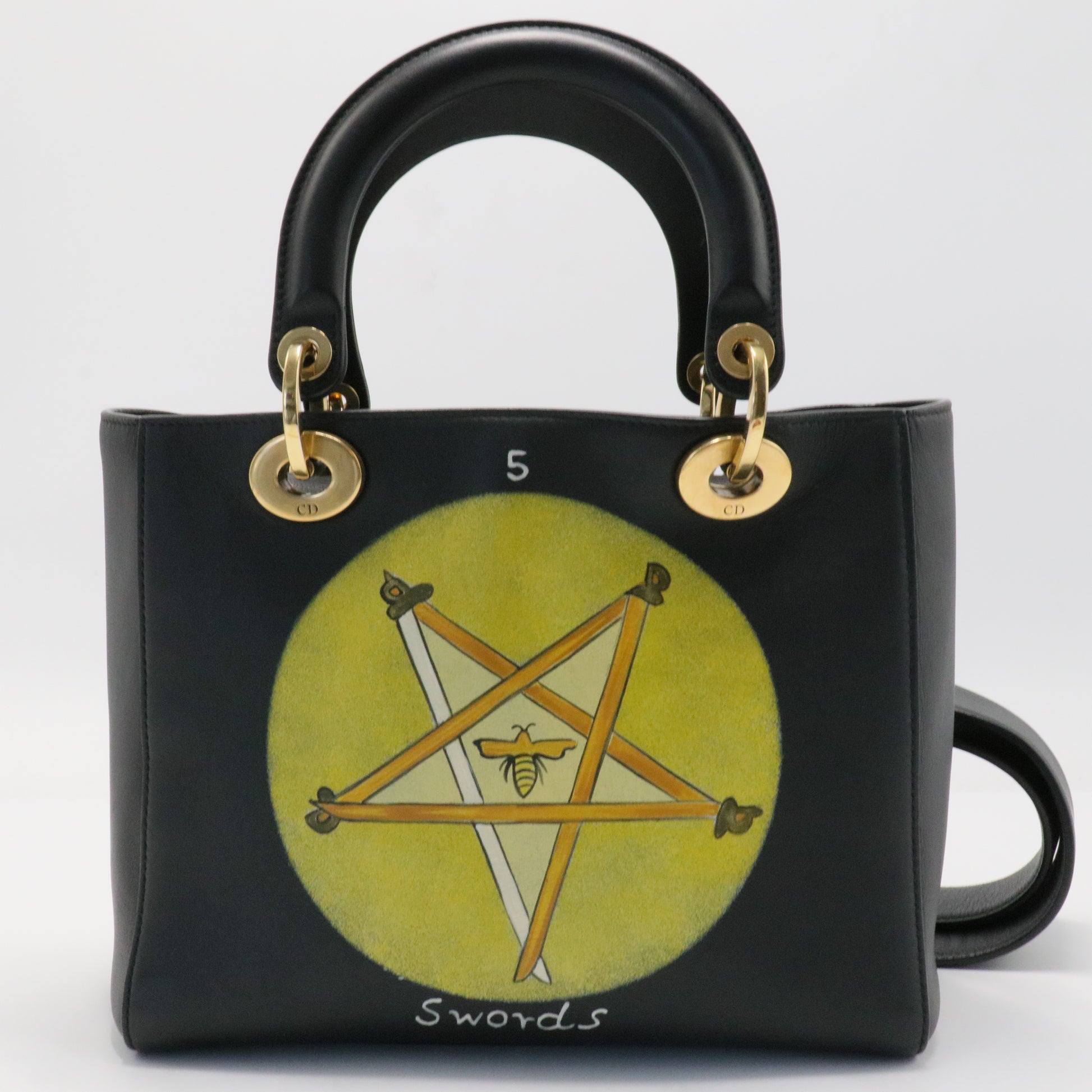 2018 Swords Motherpeace Tarot Medium Lady Dior Bag