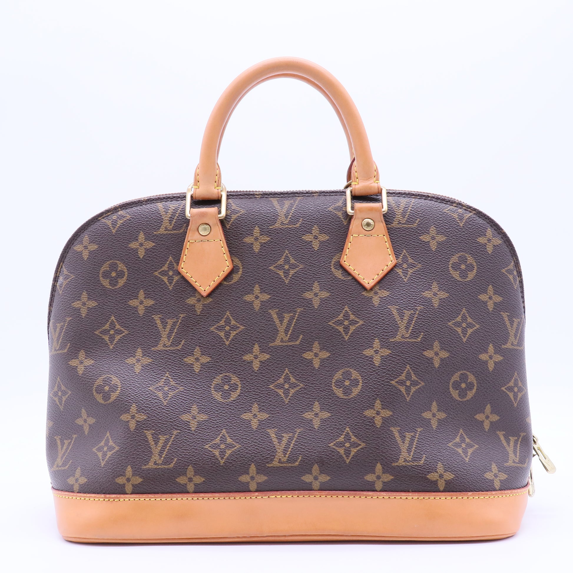 Alma Monogram Handbag Canvas Handbag PM