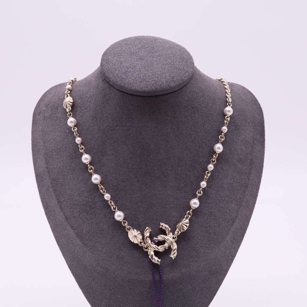 Chanel Double C Necklace Twins