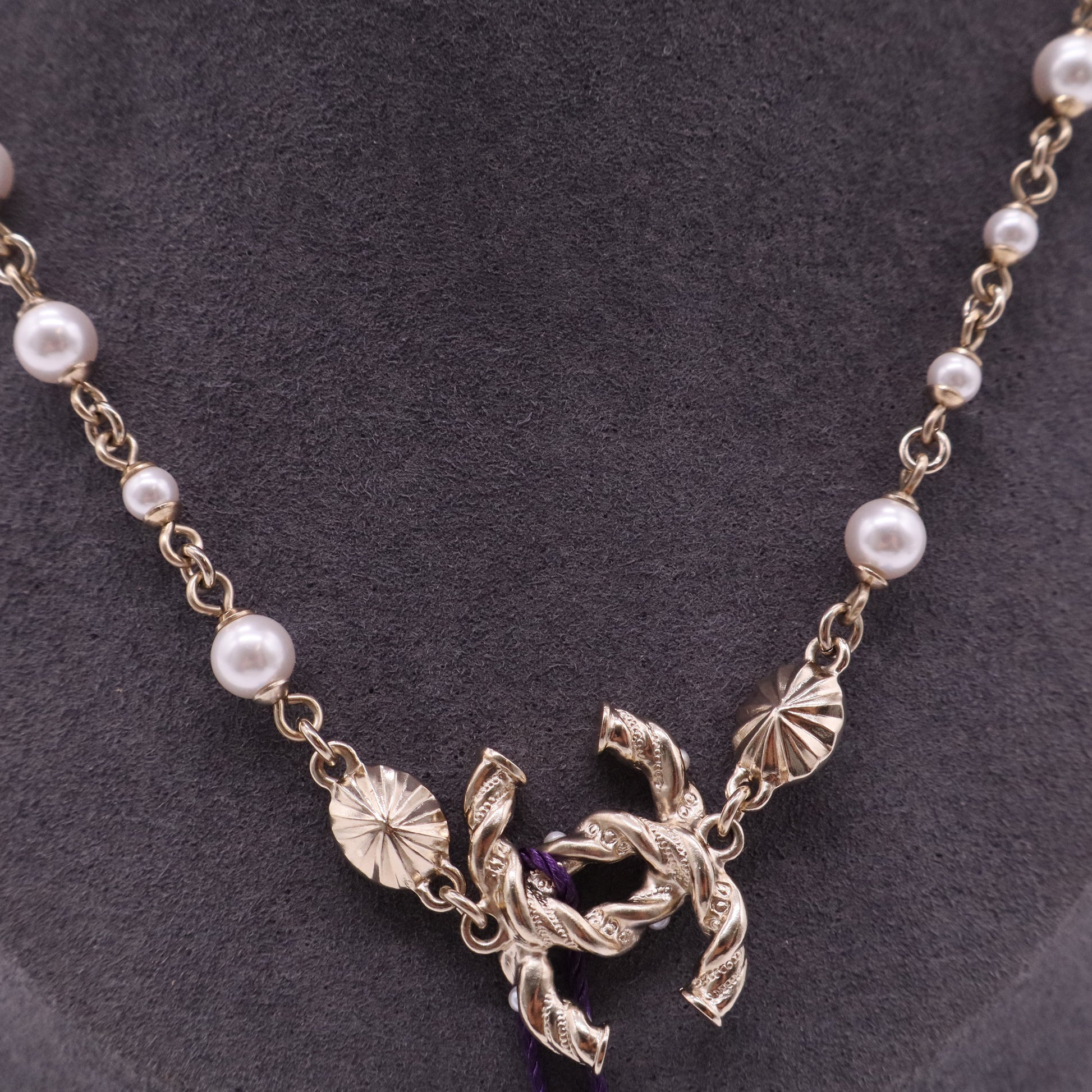 Chanel Double C Necklace Twins