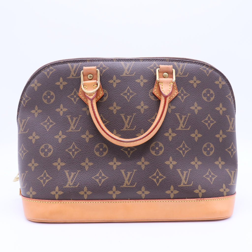 Alma Monogram Handbag Canvas Handbag PM
