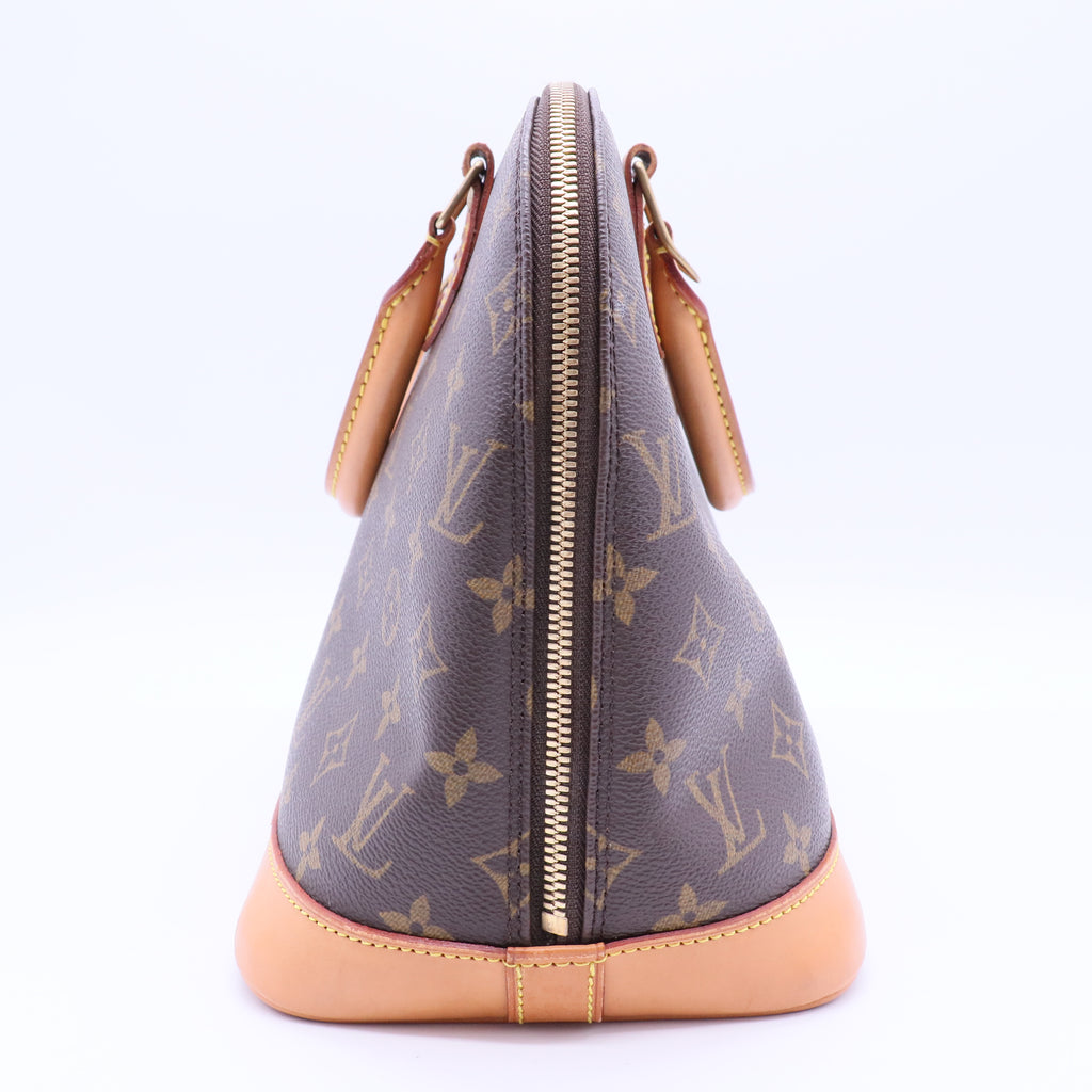 Alma Monogram Handbag Canvas Handbag PM