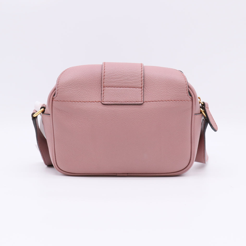 Burberry Small Soft Grained Leather Buckle Crossbody Bag B22949