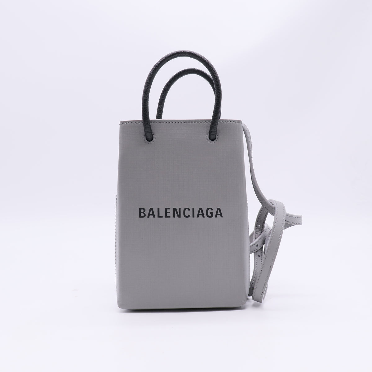 Mini Calfskin Logo Shopping Phone Holder Twins LDZ1659