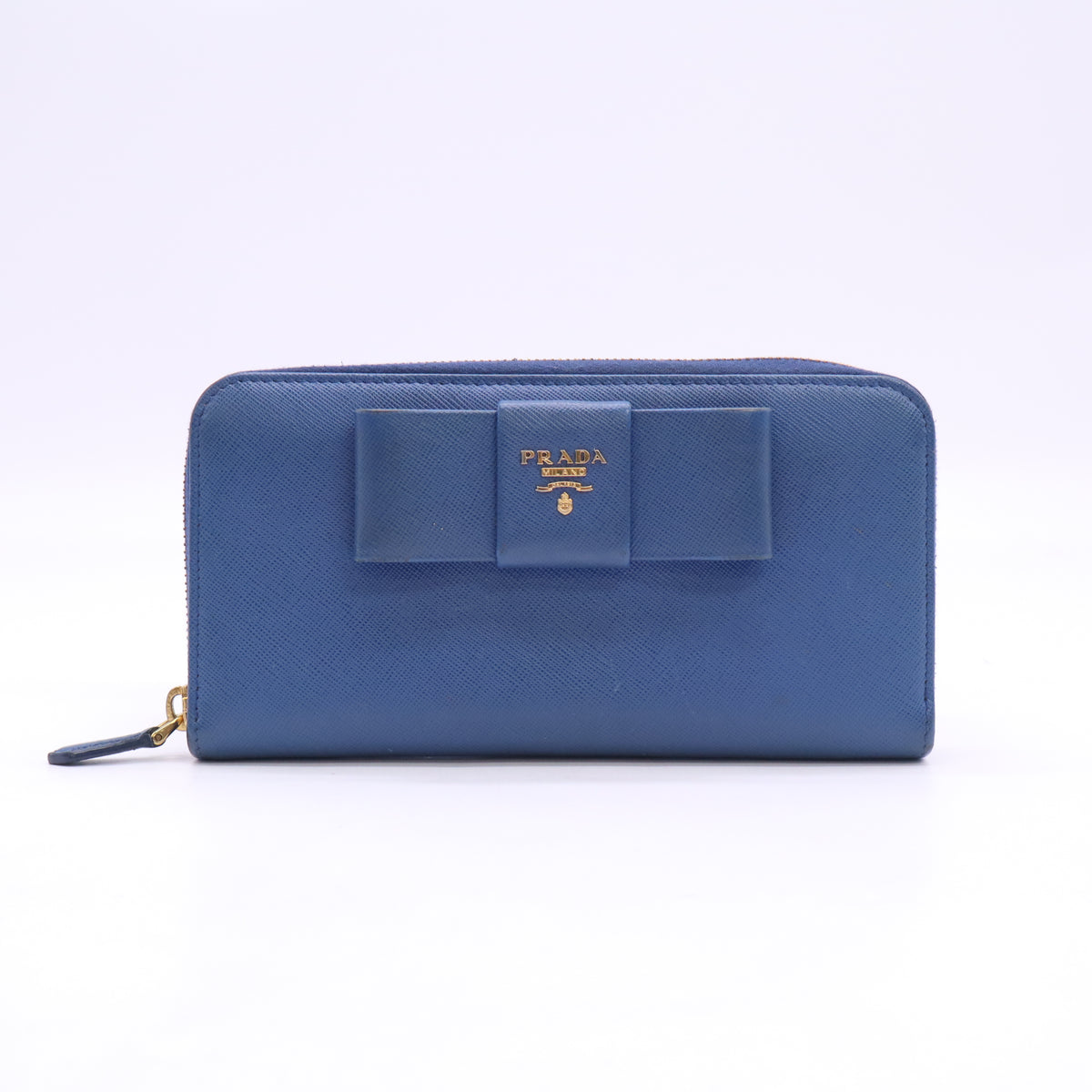 Saffiano Fiocco Ribbon Wallet Twins W23615