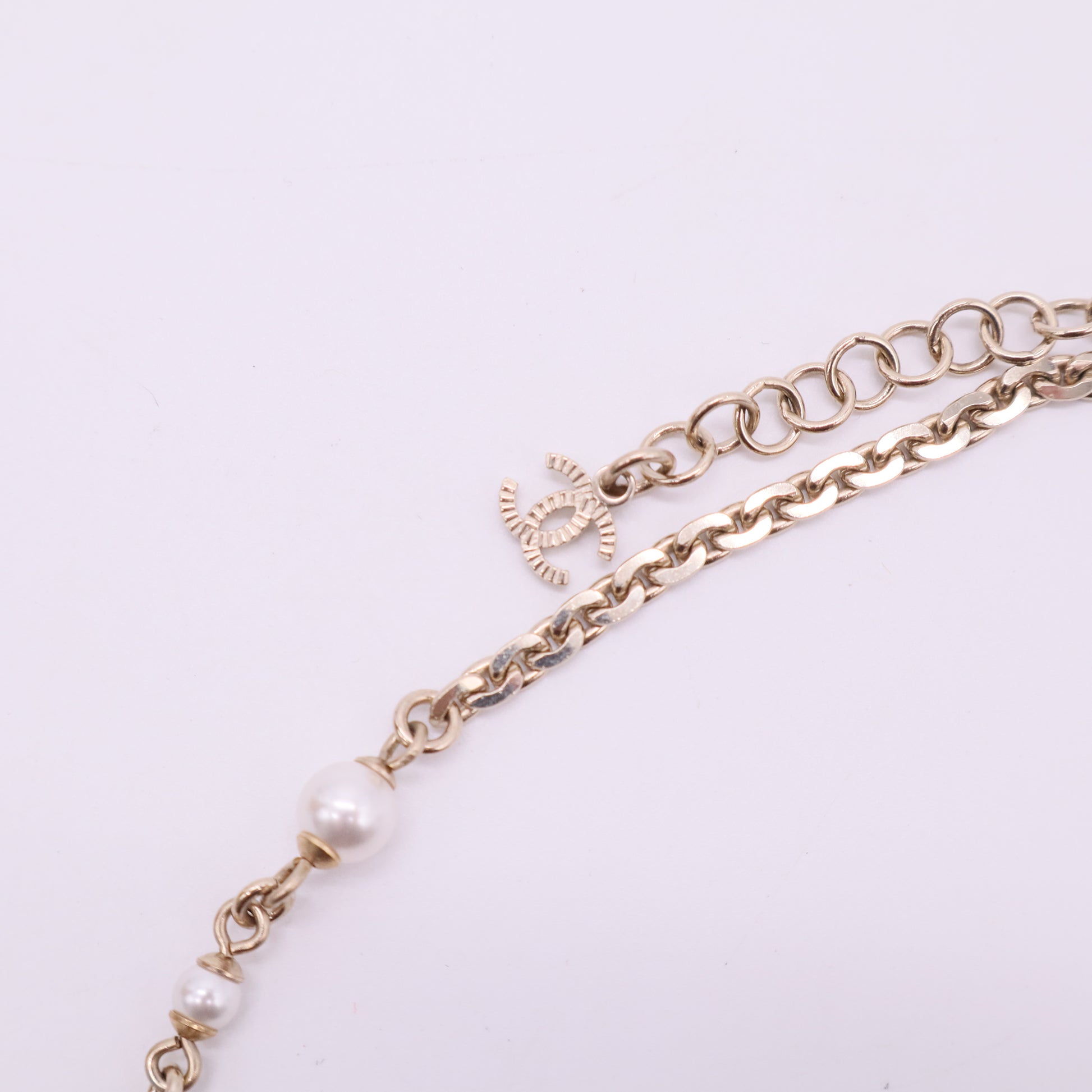 Chanel Double C Necklace Twins