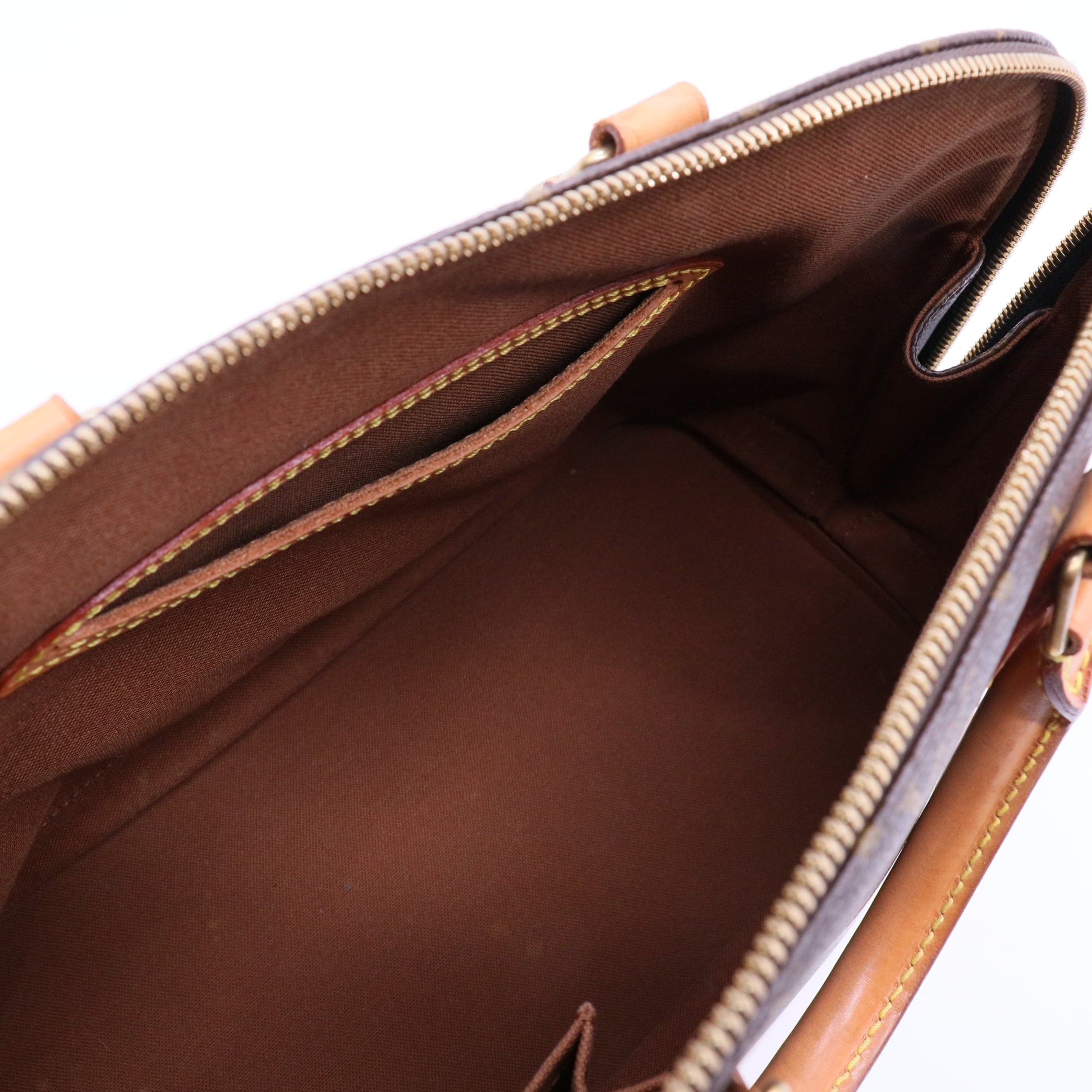 Alma Monogram Handbag Canvas Handbag PM