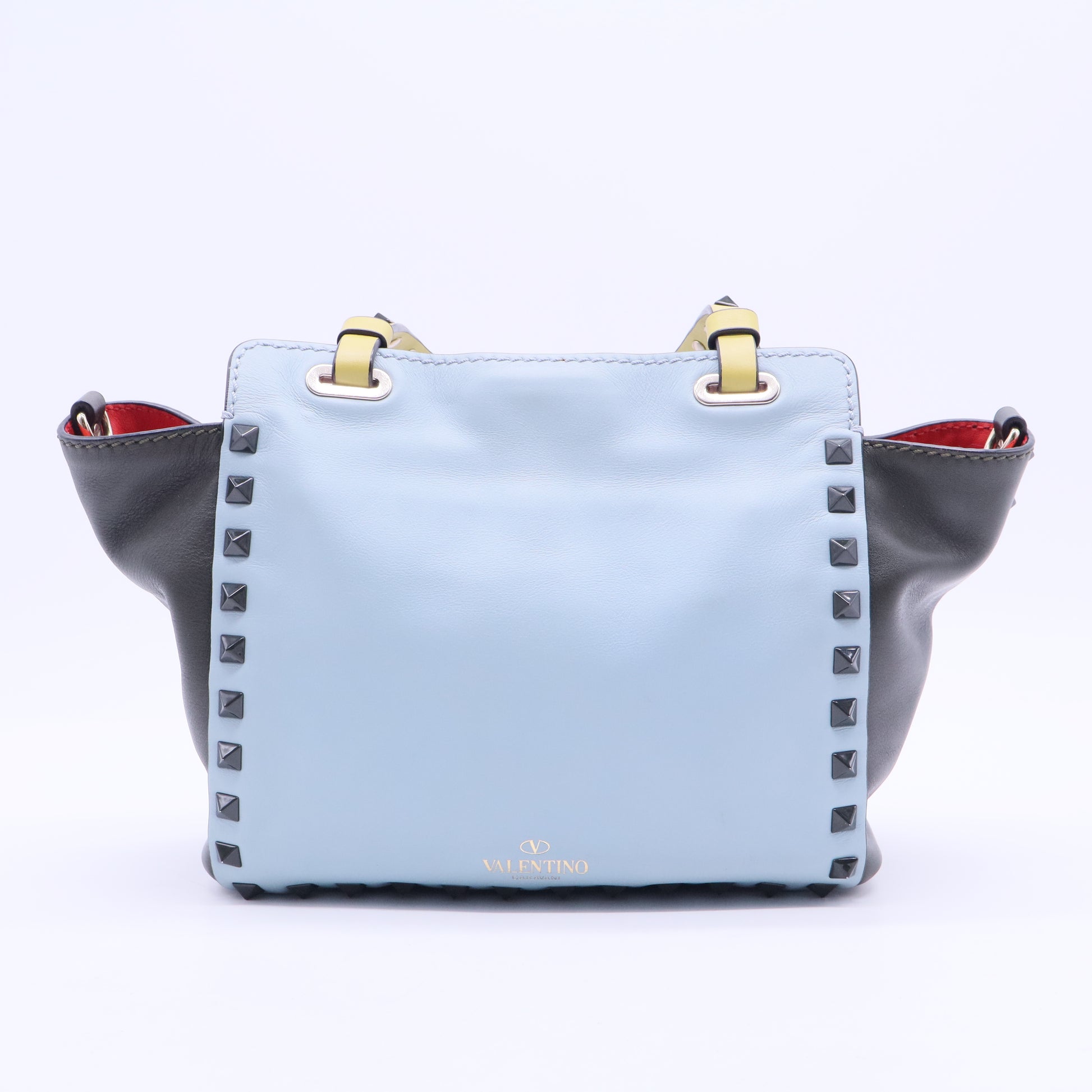 Rock Studs Tote Bag Mini in Blue B12291