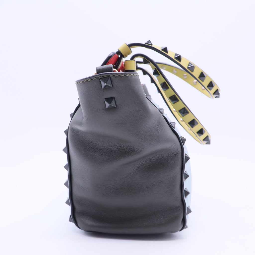 Rock Studs Tote Bag Mini in Blue B12291