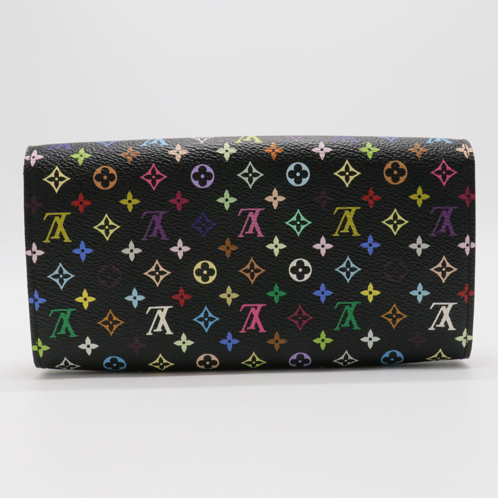 Monogram Multicolor Sarah Wallet Black