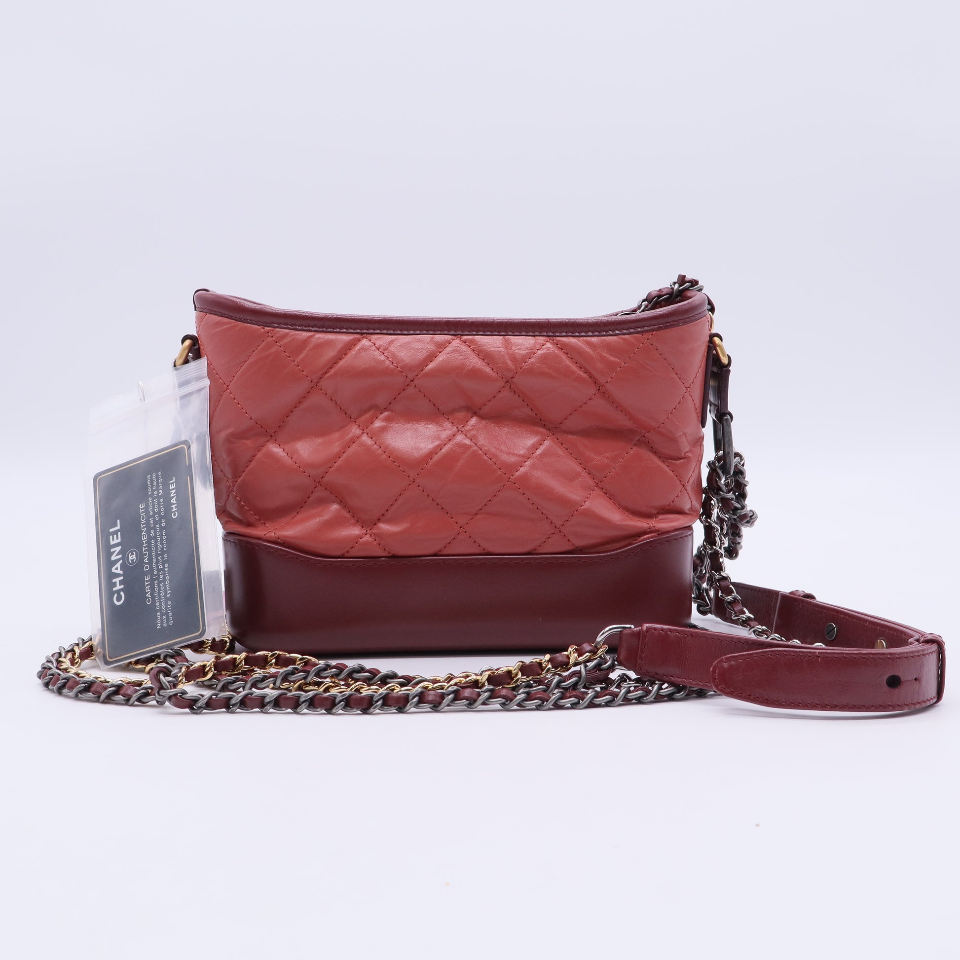 Gabrielle Hobo Quilted Aged Calfskin Small Twins LDJ3437