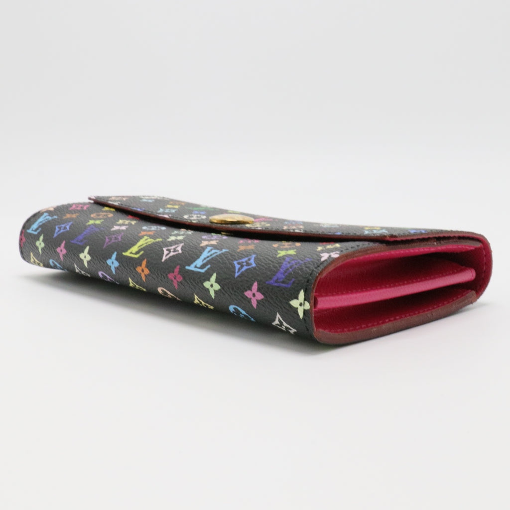 Monogram Multicolor Sarah Wallet Black