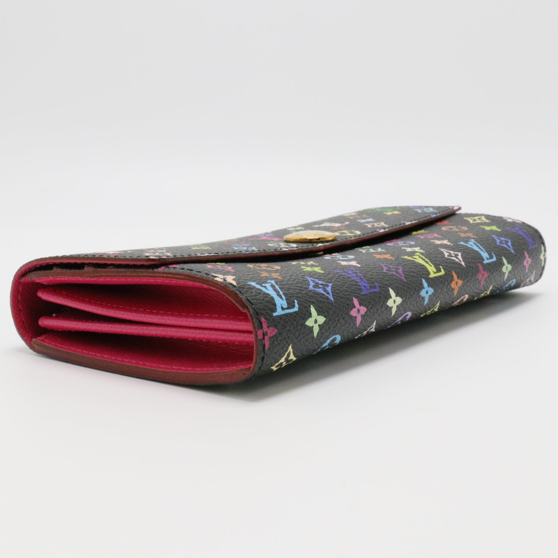 Monogram Multicolor Sarah Wallet Black