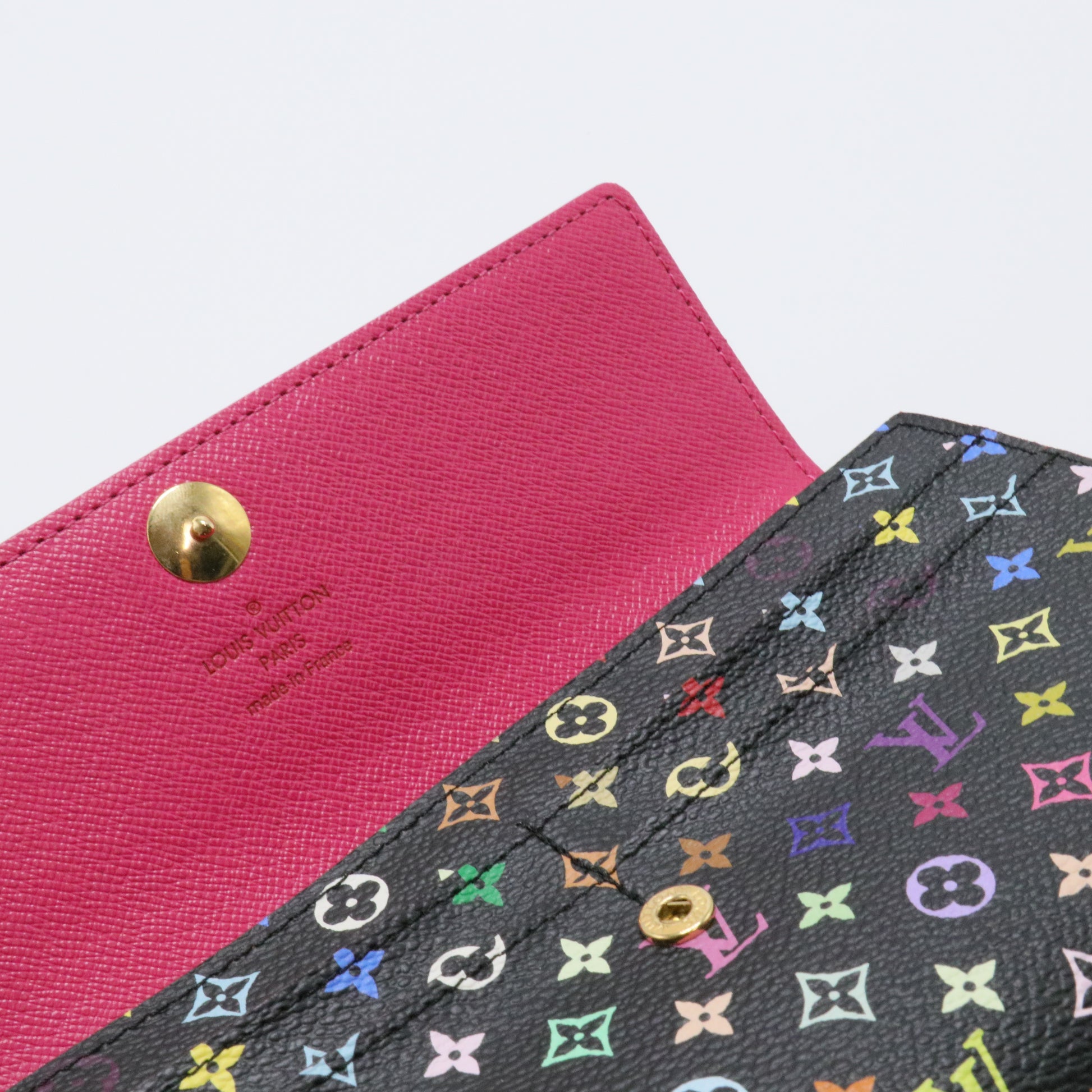 Monogram Multicolor Sarah Wallet Black