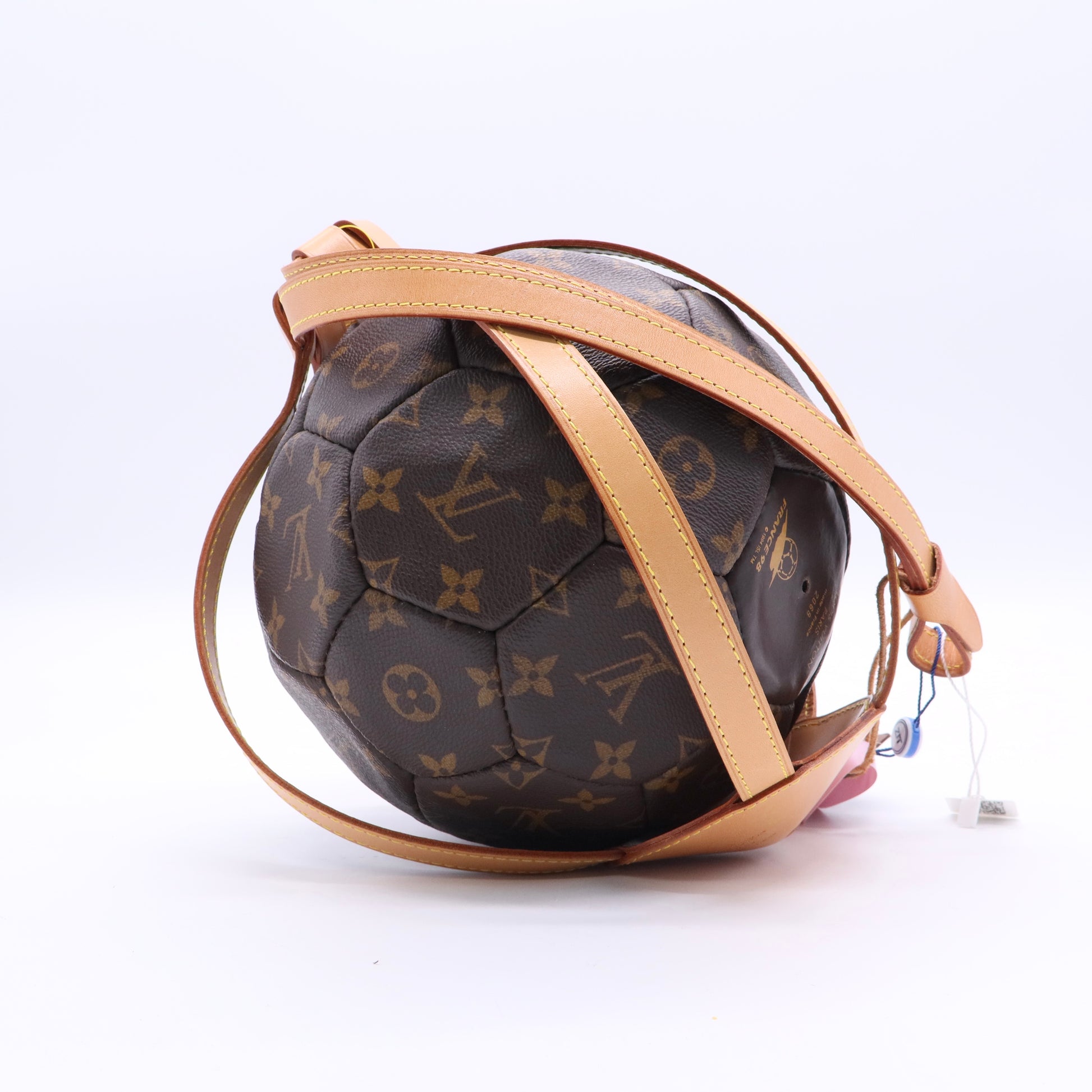 Soccer Ball Bag Limited Edition FIFA World Cup France 1998 Monogram Canvas Twins LDJ3436