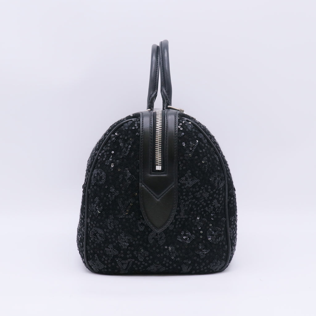 Louis Vuitton Limited Edition Monogram Sunshine Express Speedy 30 Noir twins B23868