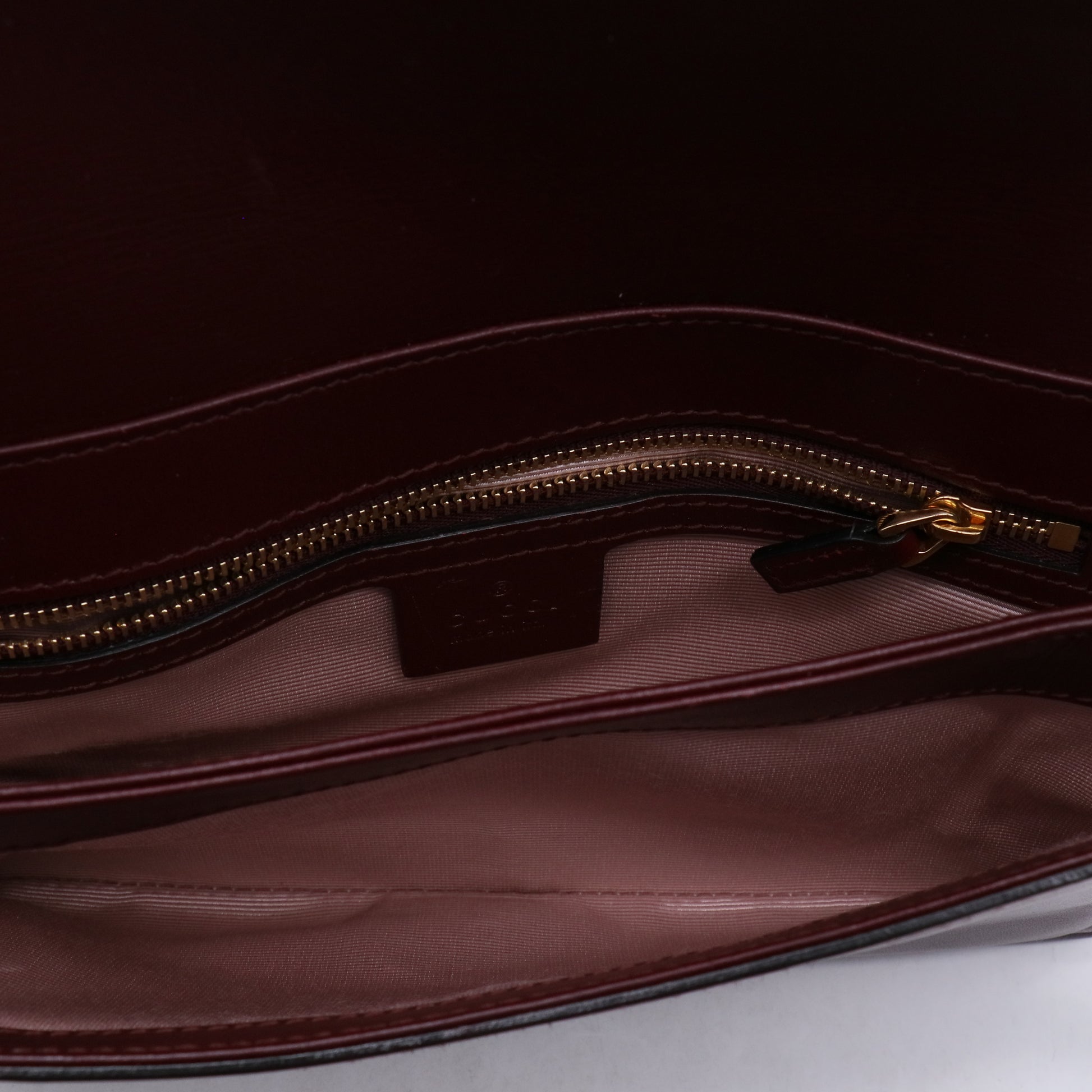 Vitello Palmellato Lux Small Arli Flap Shoulder Bag Vintage Bordeaux B21890