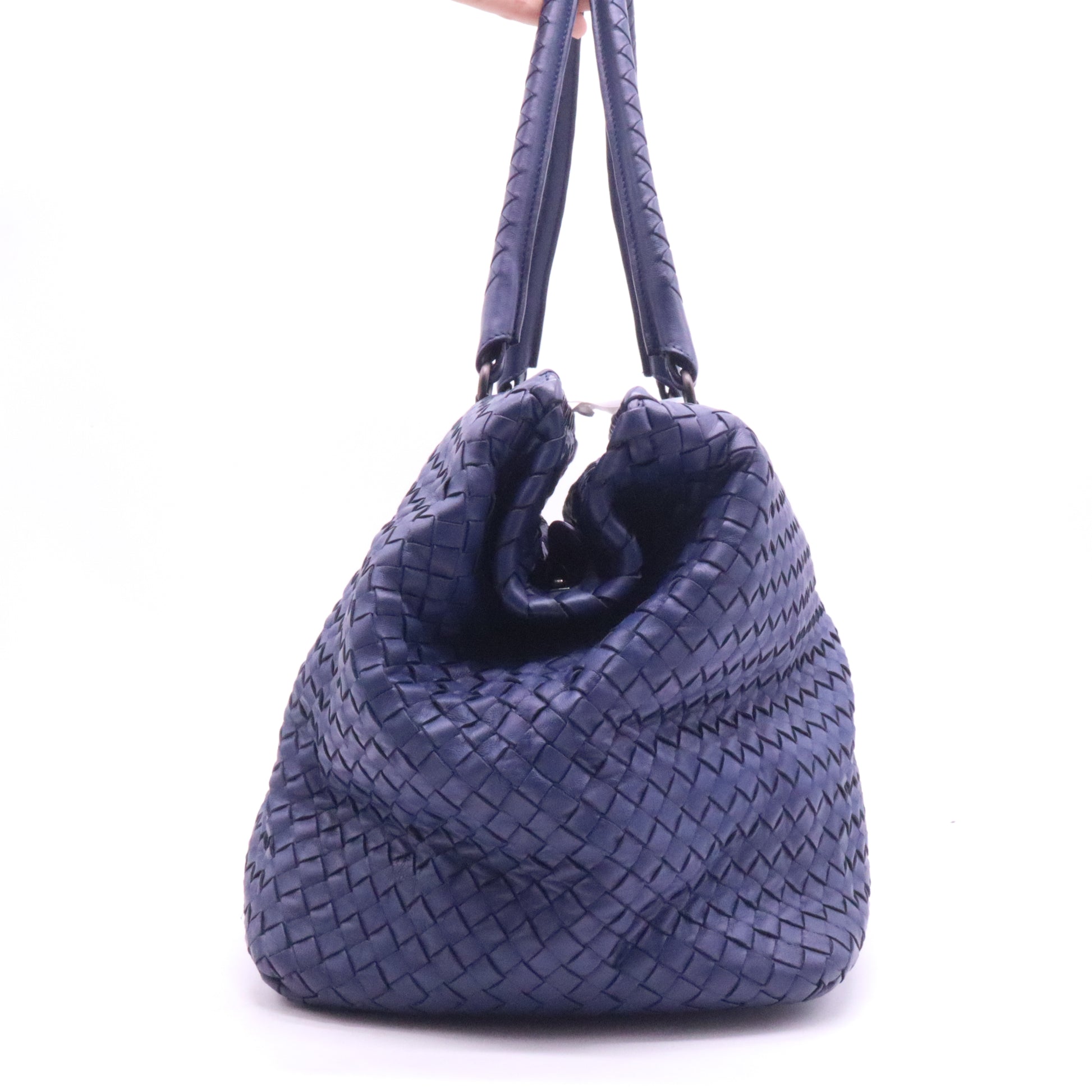2-Pocket Convertible Tote Intrecciato Nappa Large Twins B21377