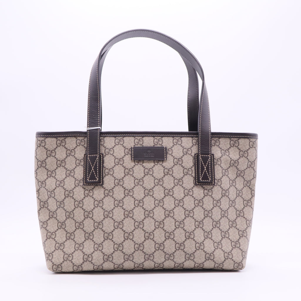 Plus Tote GG Coated Canvas Small