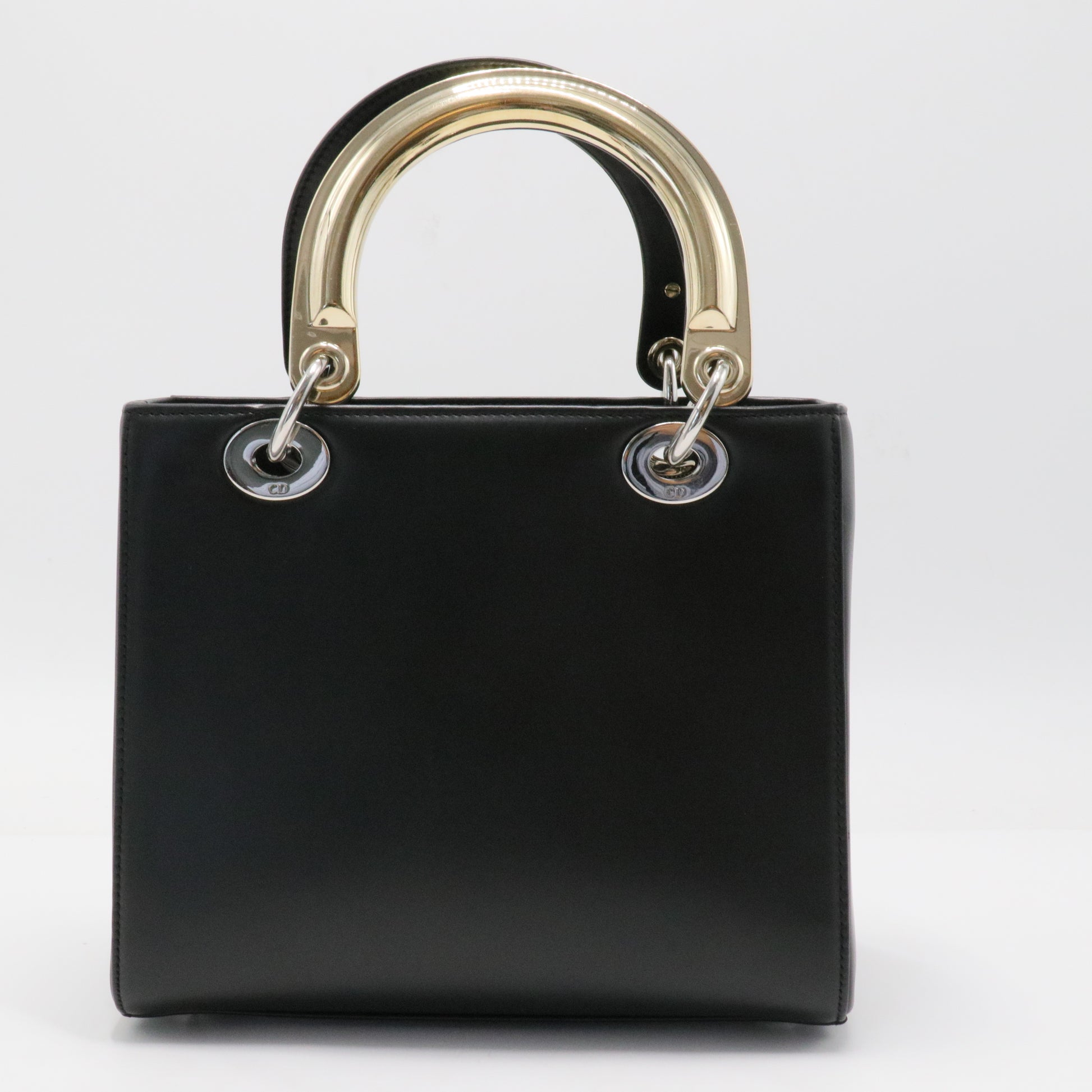 Lady Dior Bag Patch Embellished Leather Medium