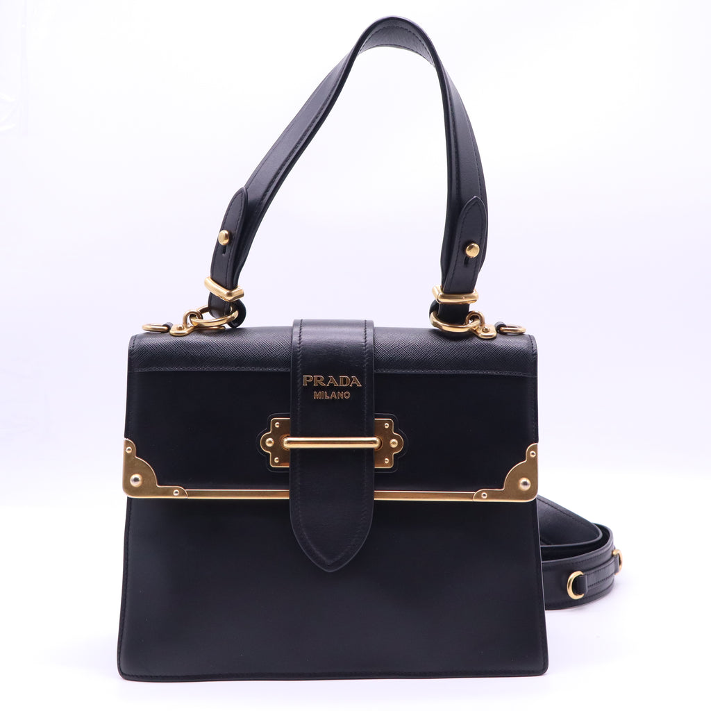 Cahier Convertible Shoulder Bag City Calf and Saffiano Medium Twins B20841