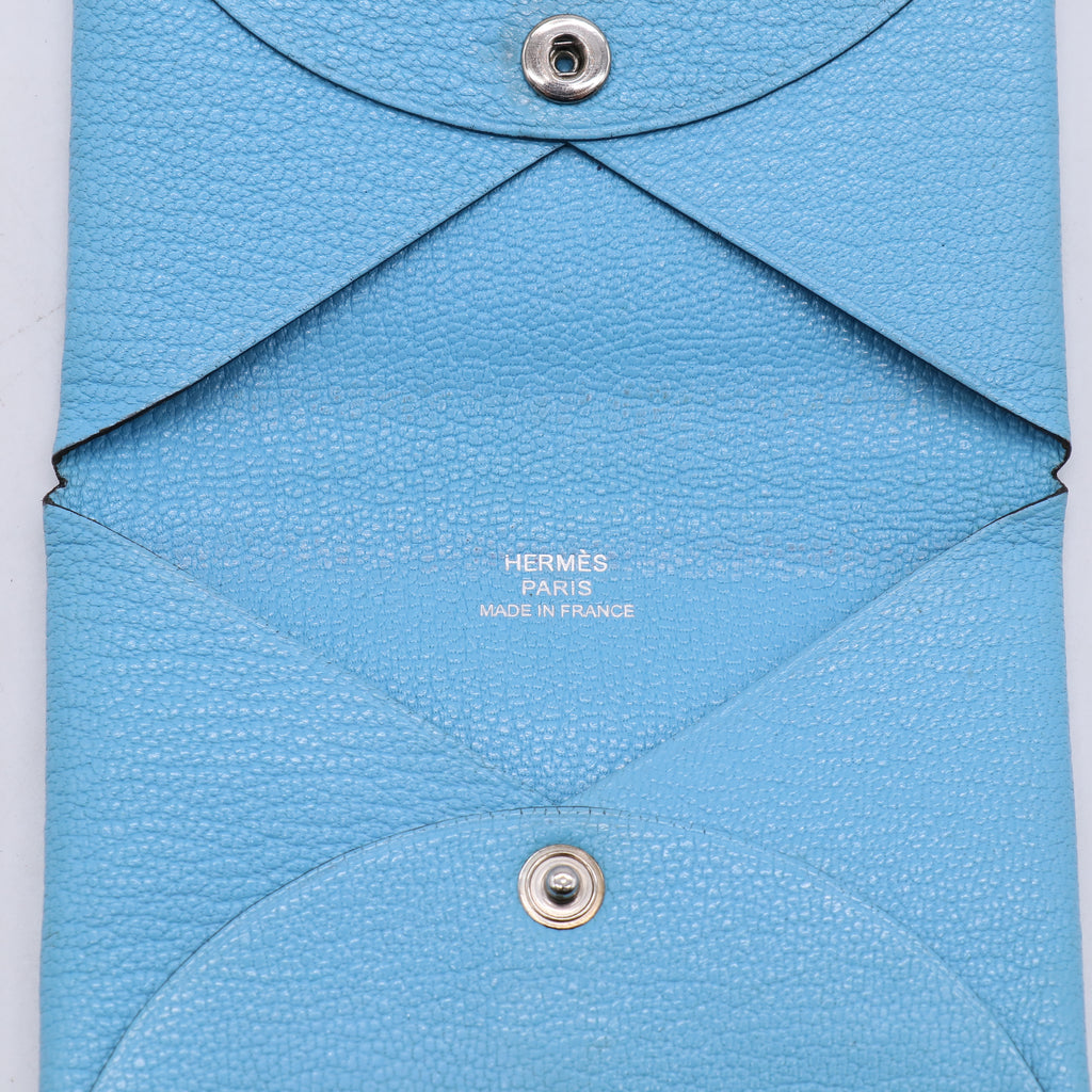 Hermès Calvi Card Holder W21215