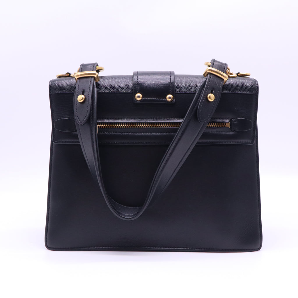 Cahier Convertible Shoulder Bag City Calf and Saffiano Medium Twins B20841
