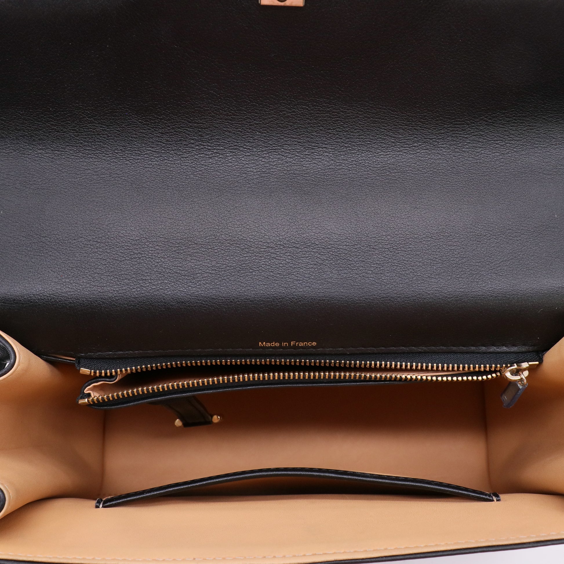 Delvaux Tempête MM Bag in Black Smooth Calfskin Leather B22733
