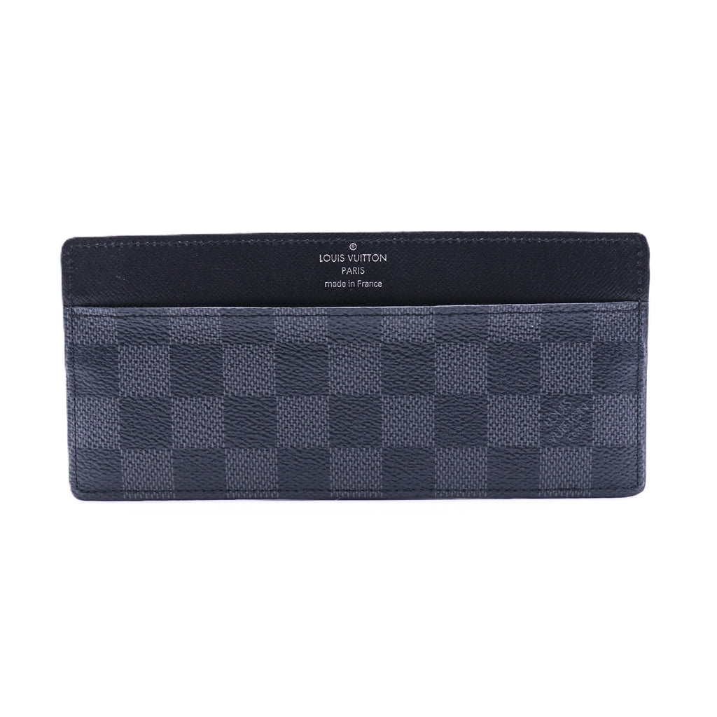 Black Damier Graphite Long Card Holder