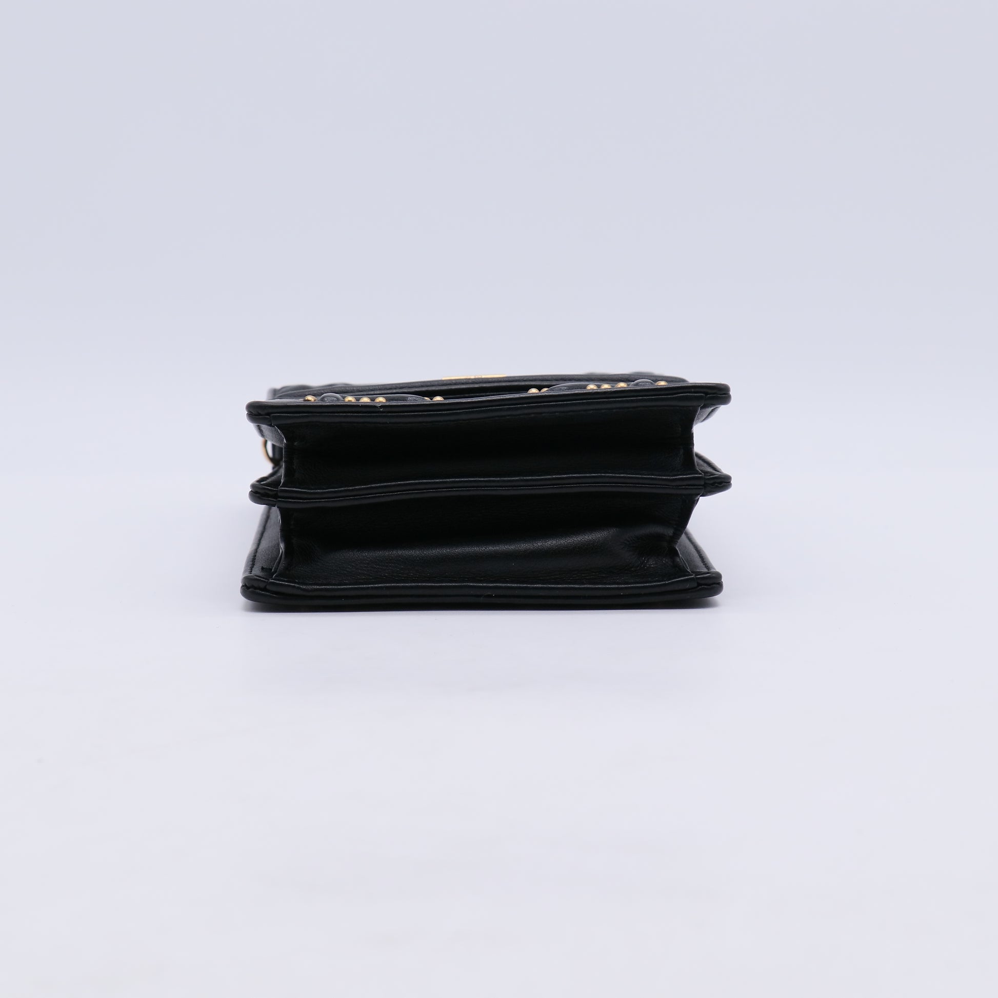 Dior Diorama Vertical Studded Leather Crossbody Bag W21179