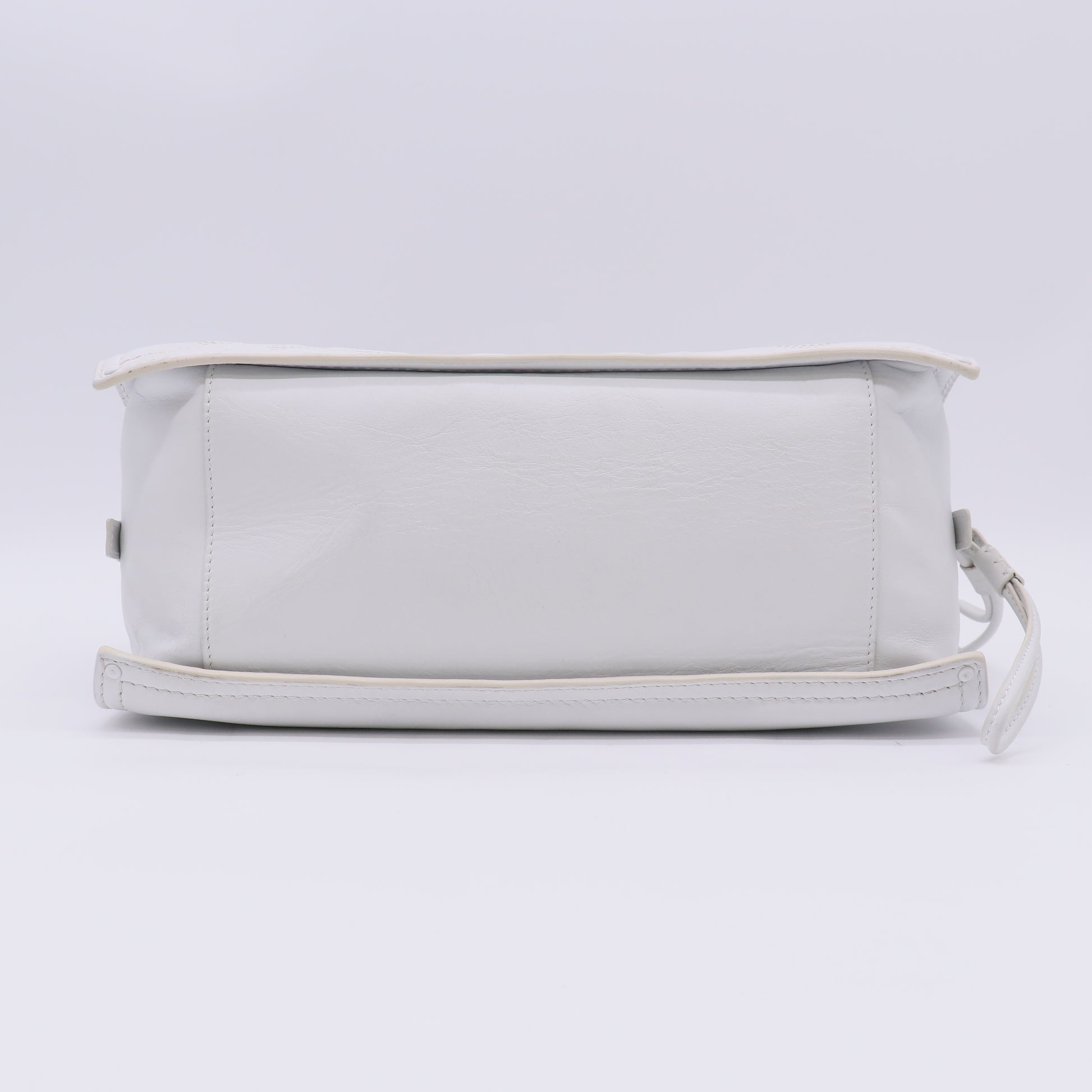Loewe Vintage Crown Studded Shopper Tote Bag White twins B23698