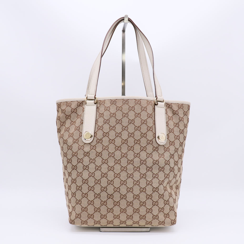 Gucci GG Canvas Charmy Tote Bag B22989