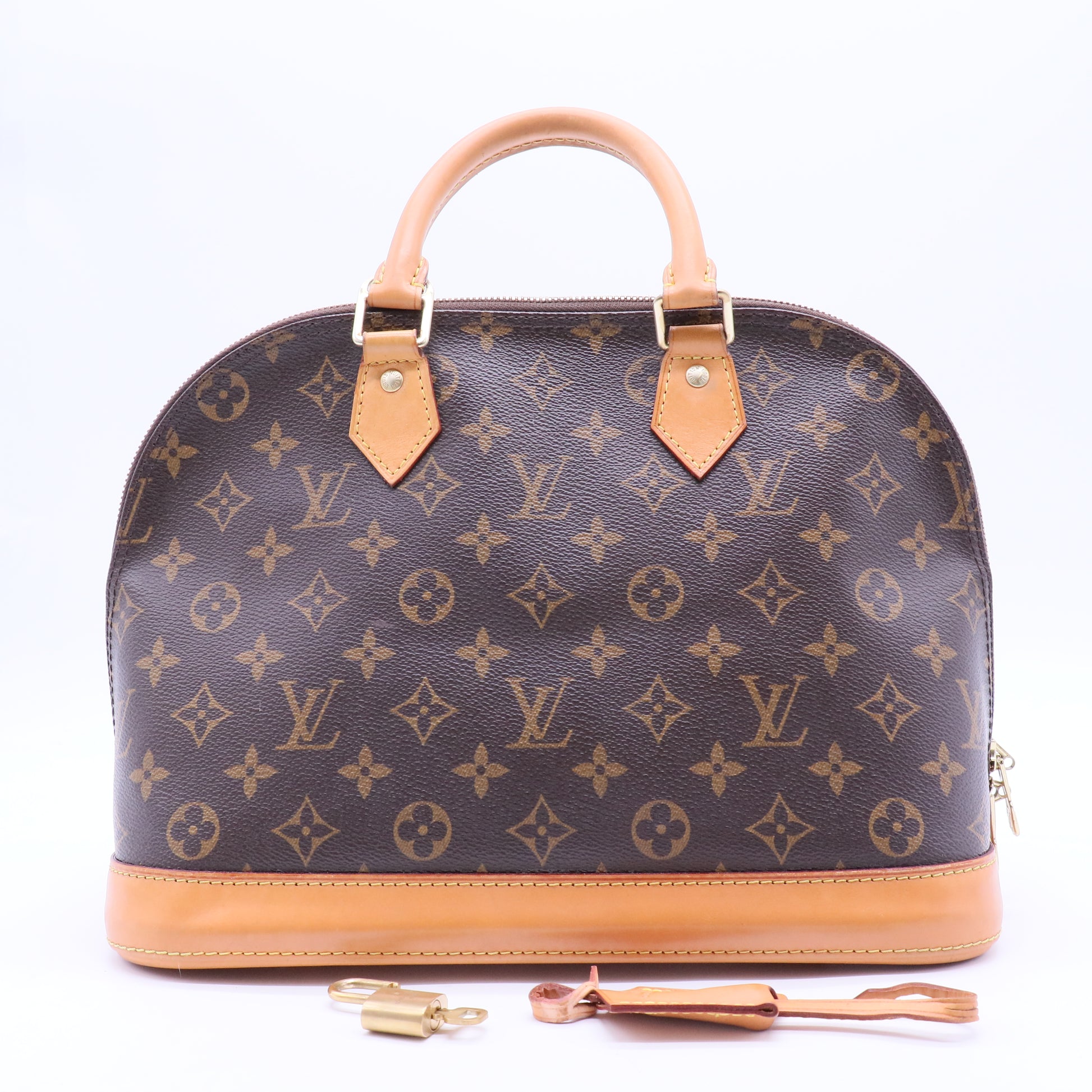 Alma Handbag Monogram Canvas PM satche