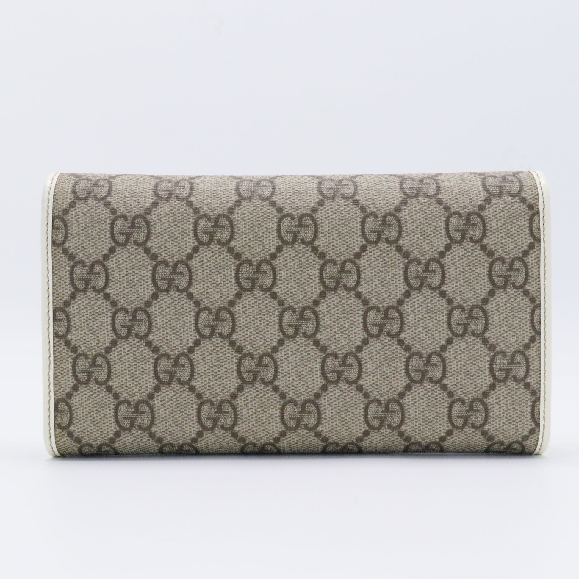 French Flap Wallet GG Canvas Long