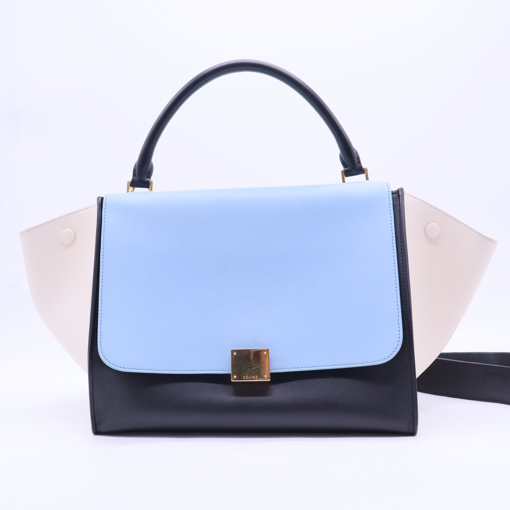 Trapèze leather handbag B20044